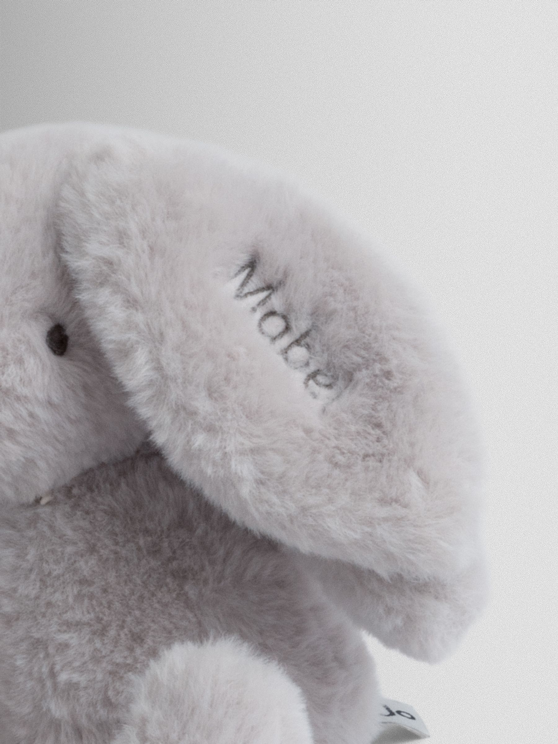 Grey Mabel Personalised Small Bunny - Image 2 of 2