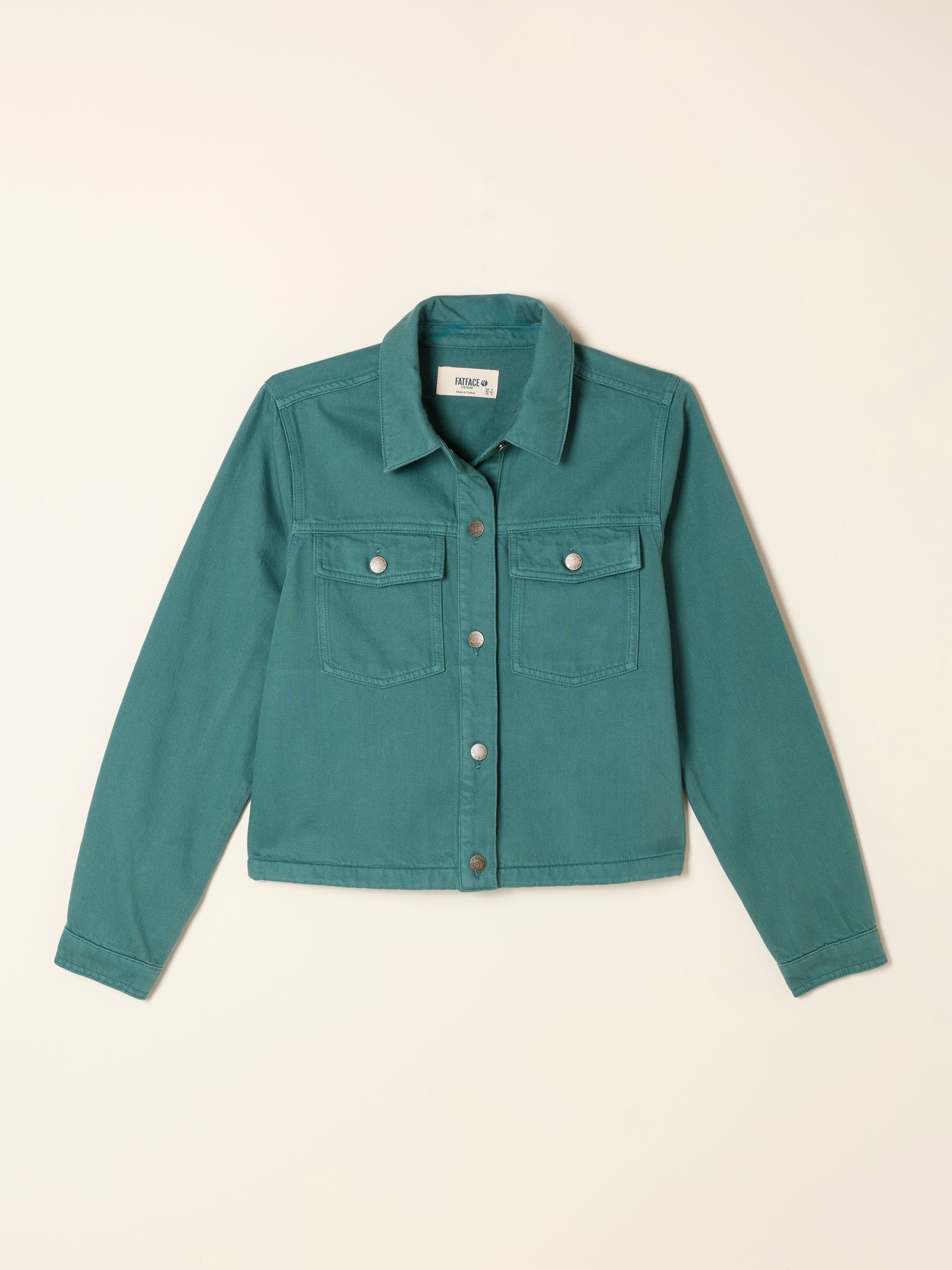 Thea Teal Blue Regular Colour Jacket - Image 5 of 5 Thea Teal Blue Regular Colour Jacket - Image 5 of 5