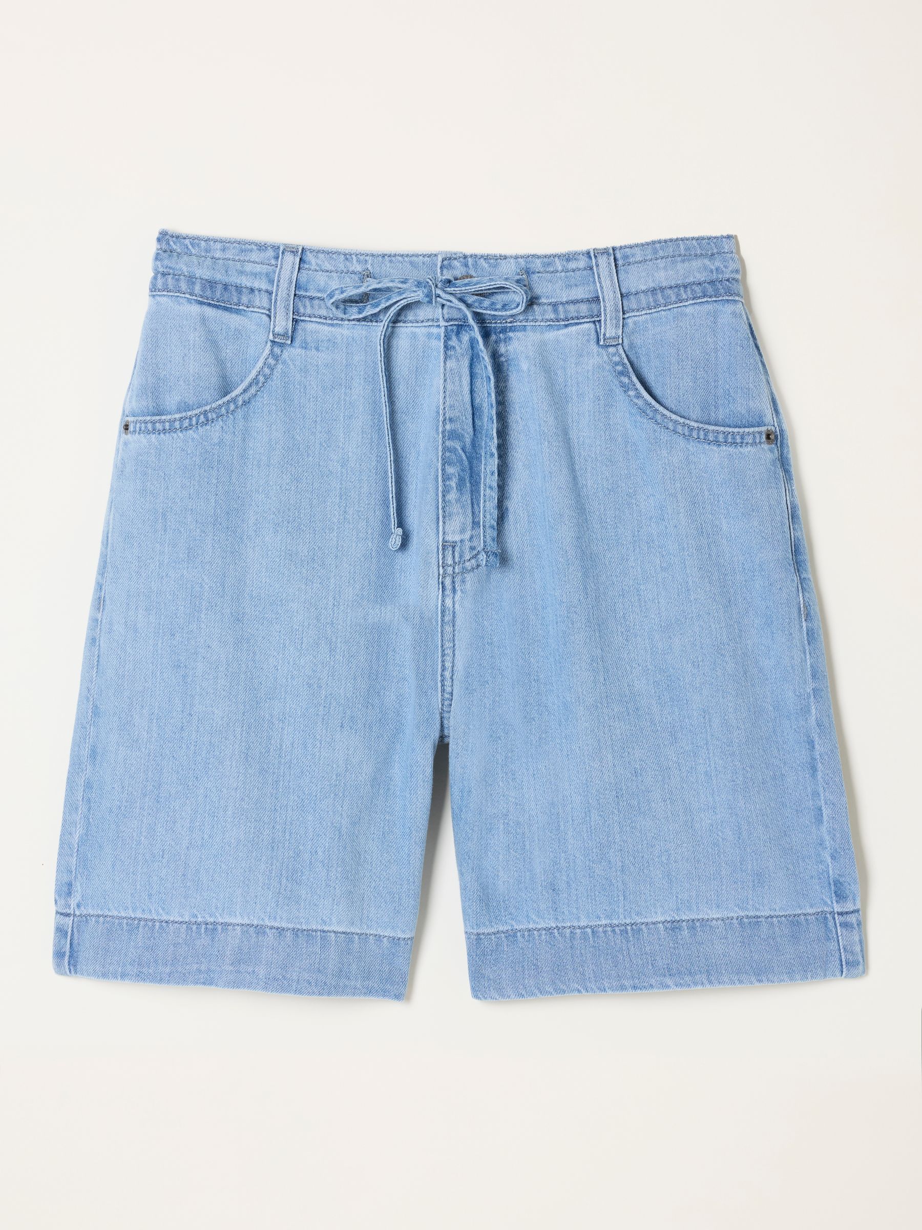Amberly Light Wash Denim Shorts - Image 6 of 6