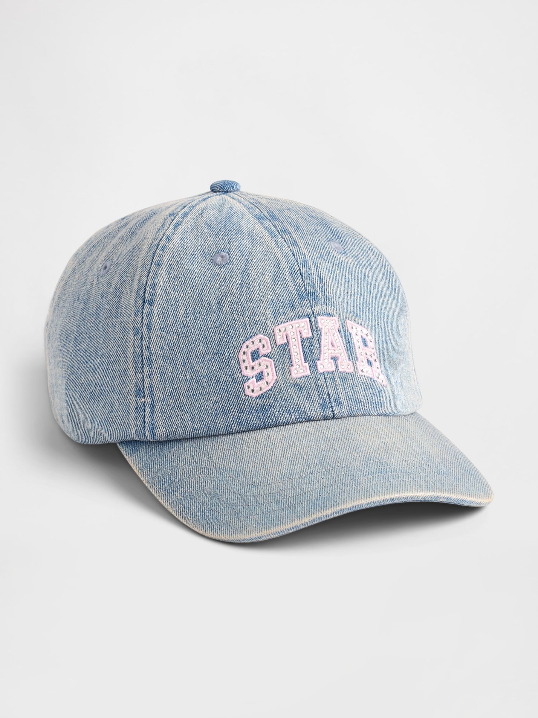 Light Wash Blue Sandy Liang Logo Baseball Cap - Image 2 of 3