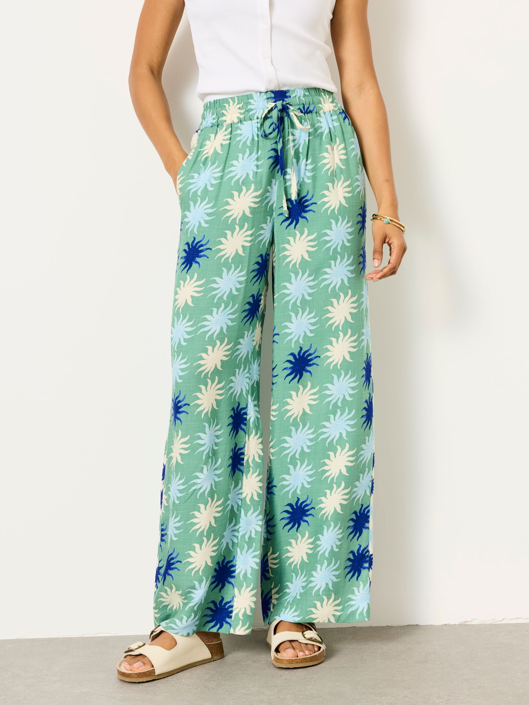 Melissa sun tile Palazzo Trousers - Image 1 of 6