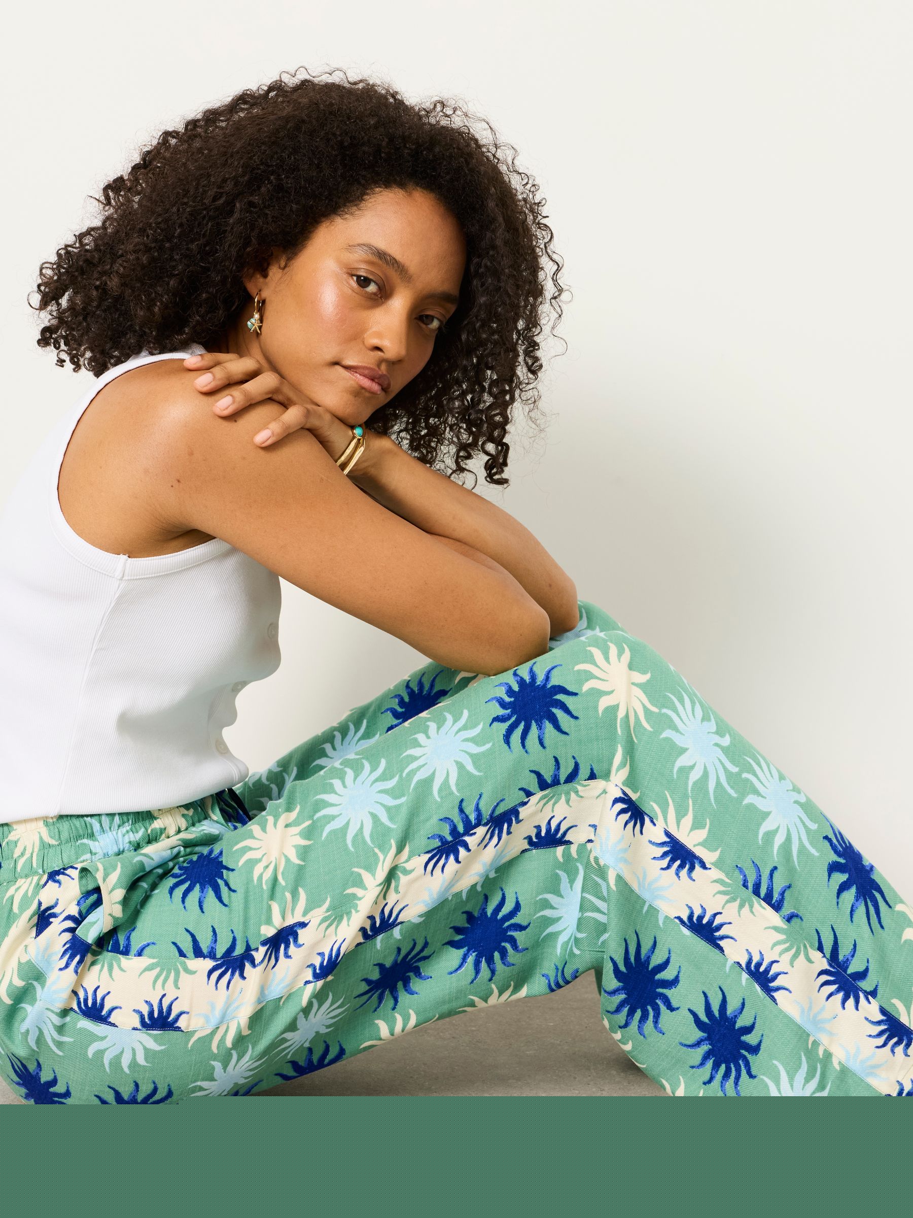 Melissa sun tile Palazzo Trousers - Image 3 of 6