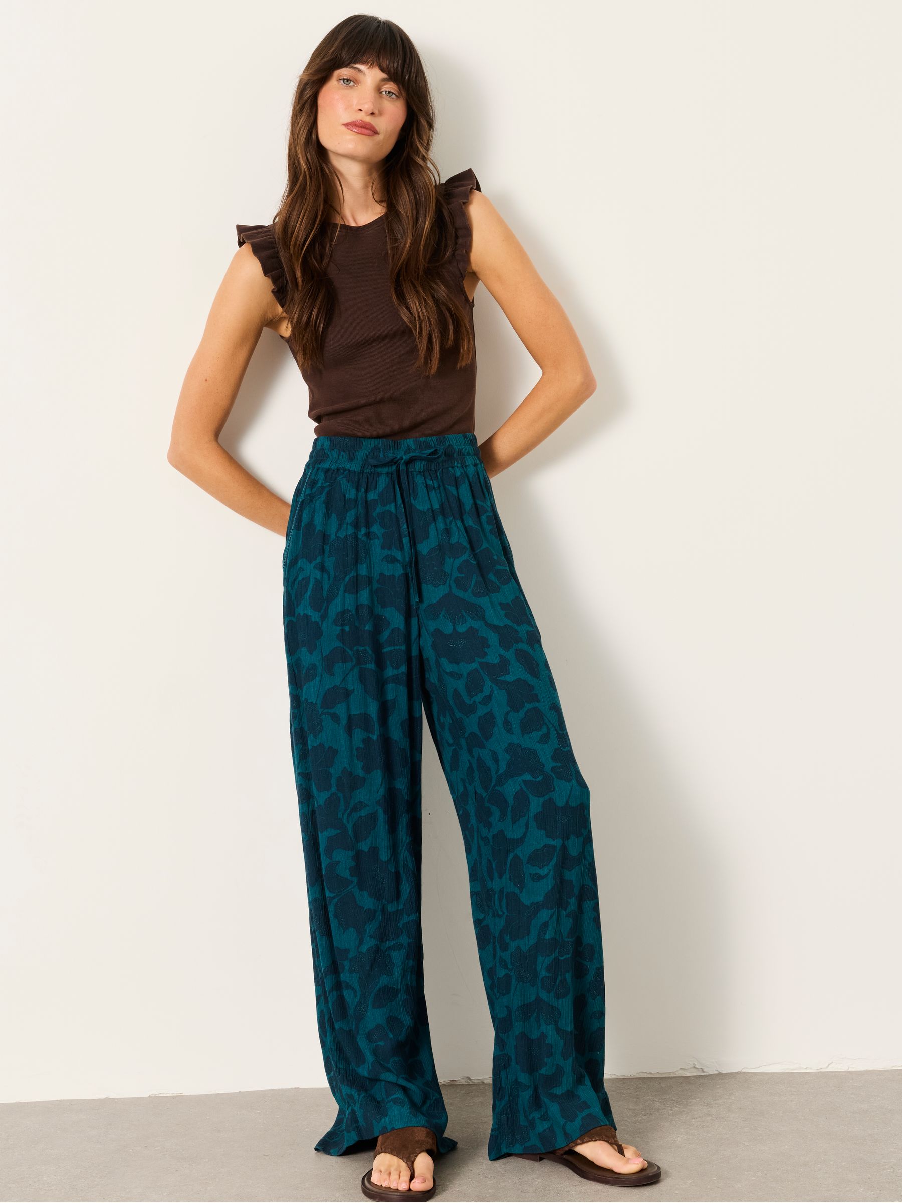 Melissa Batik Mono Palazzo Trousers - Image 3 of 6
