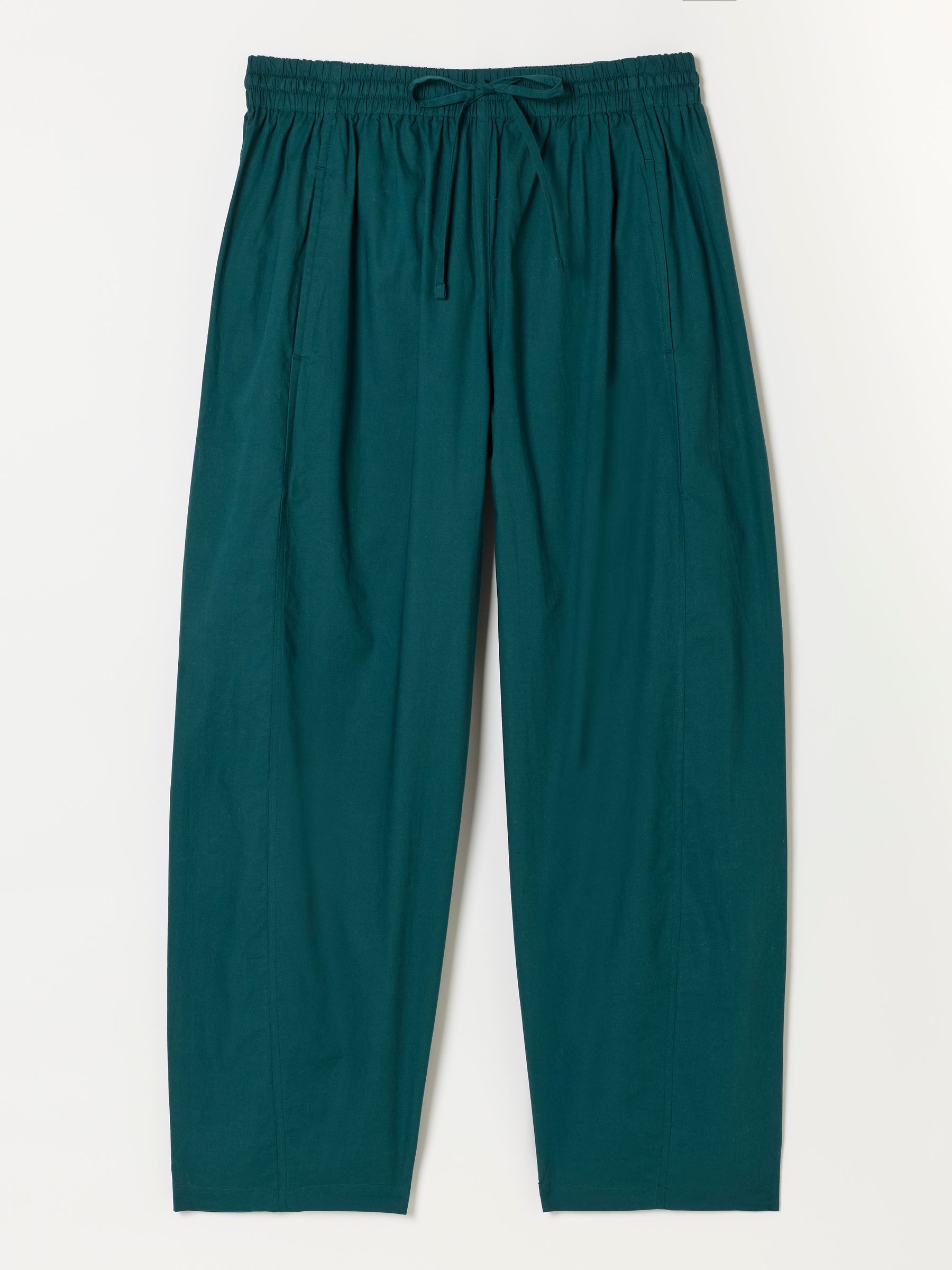Teal Blue River Poplin Tapered Trousers - Image 6 of 6