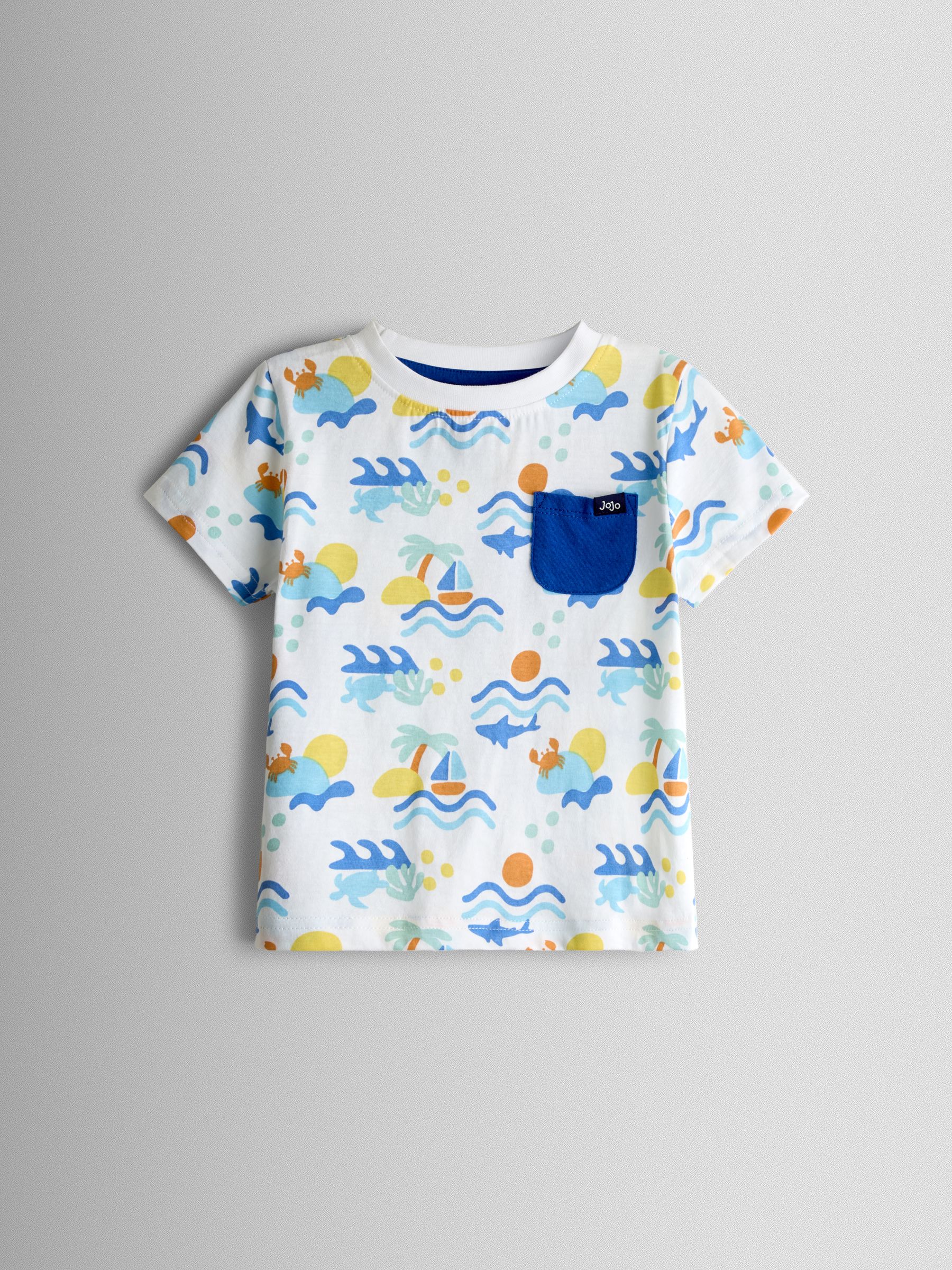 Blue Ocean 2-Piece Printed T-Shirt & Shorts Set - Image 2 of 6