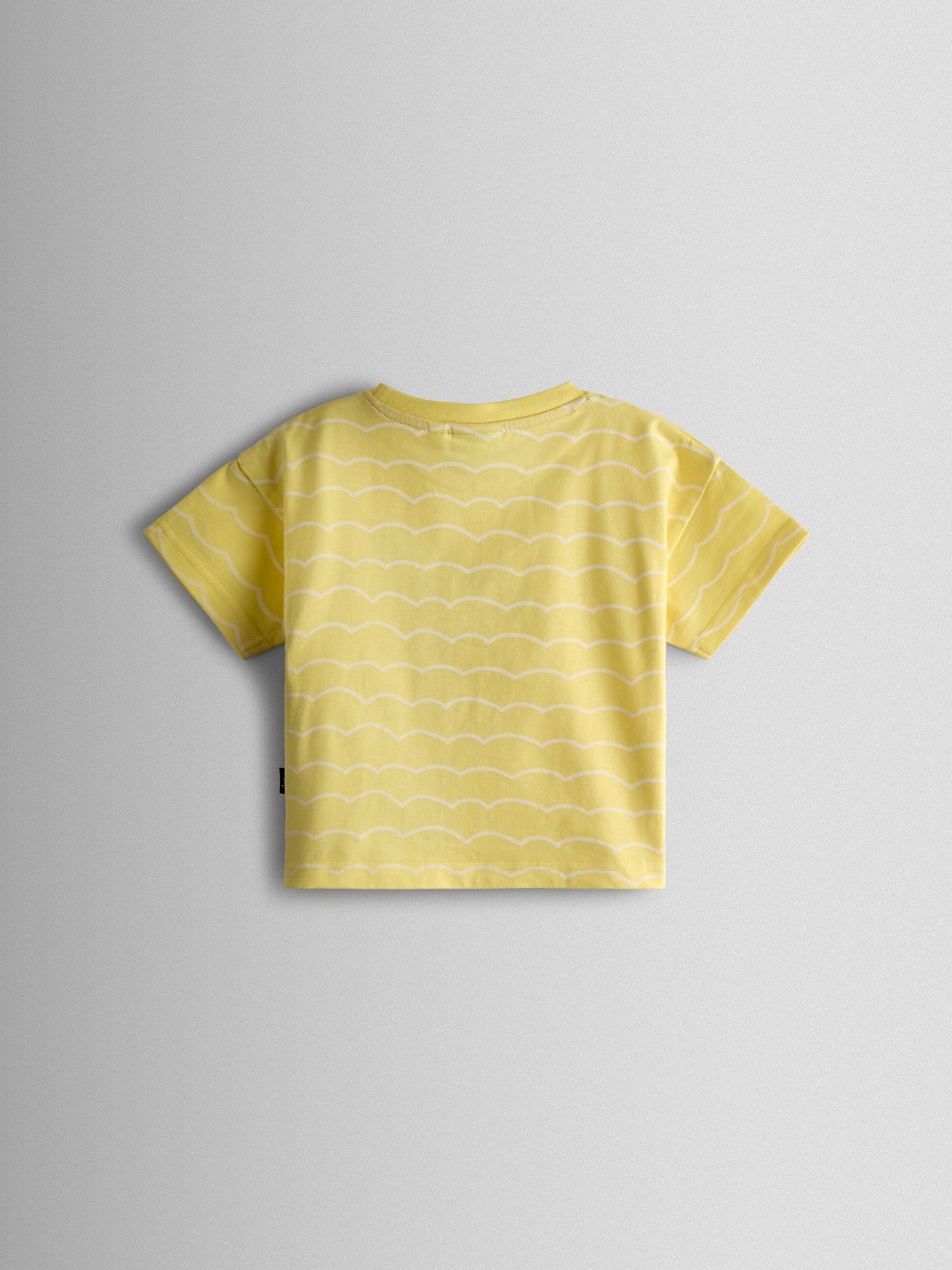 Yellow Lobster Character Applique T-Shirt - Image 2 of 3