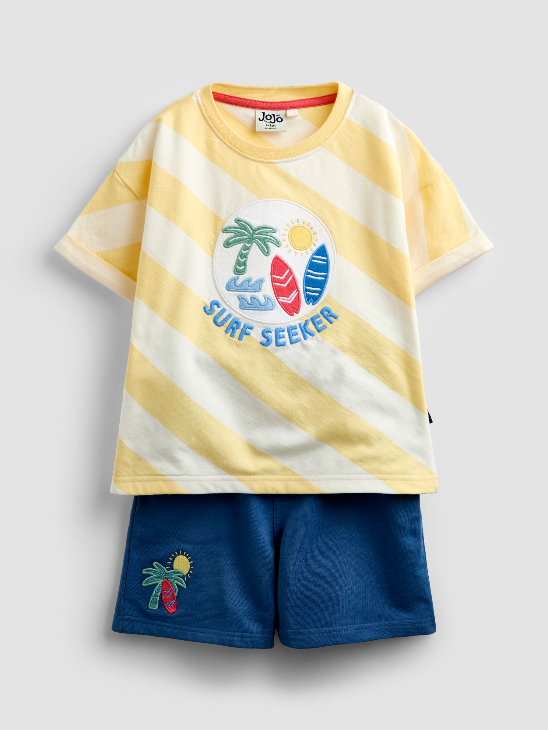 Yellow Surf 2-Piece T-Shirt & Shorts Sets - Image 1 of 7