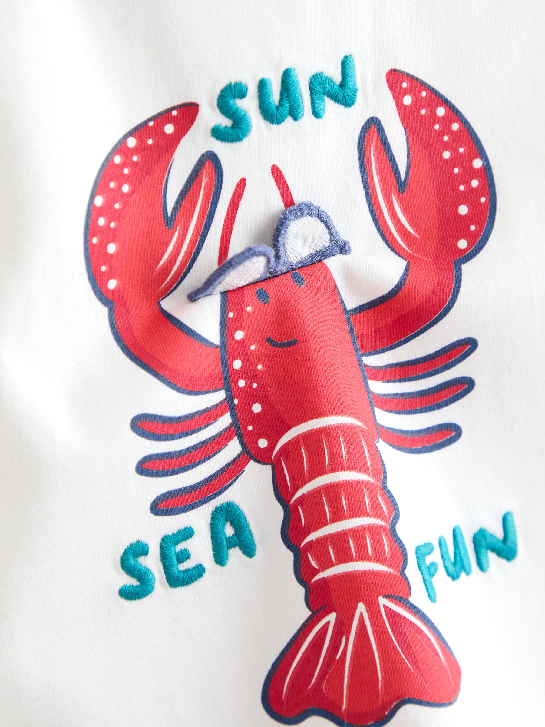 Red Lobster 2-Piece T-Shirt & Stripe Trouser Set - Image 7 of 7