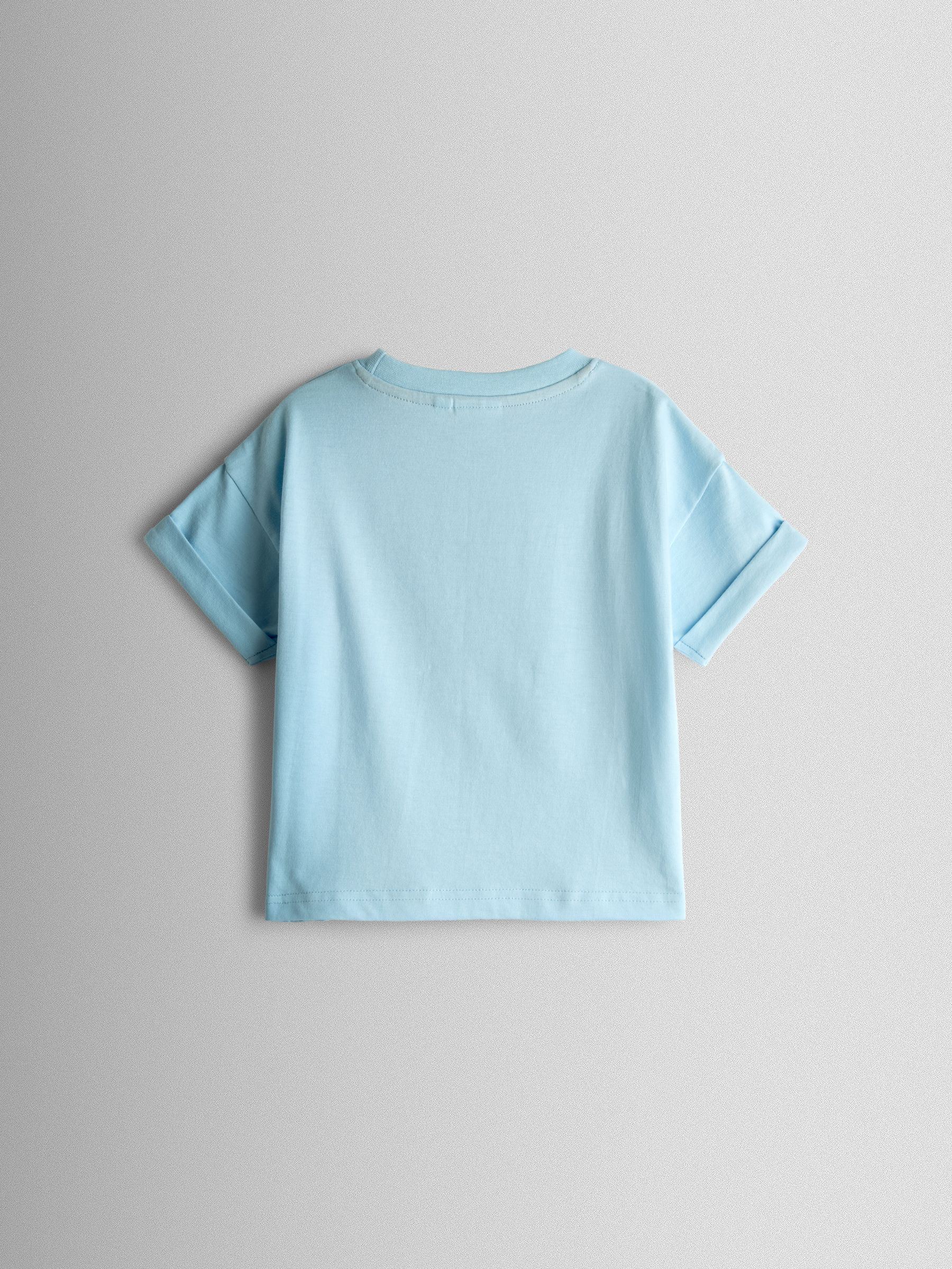 Blue Fox Character Applique T-Shirt - Image 2 of 3 Blue Fox Character Applique T-Shirt - Image 2 of 3