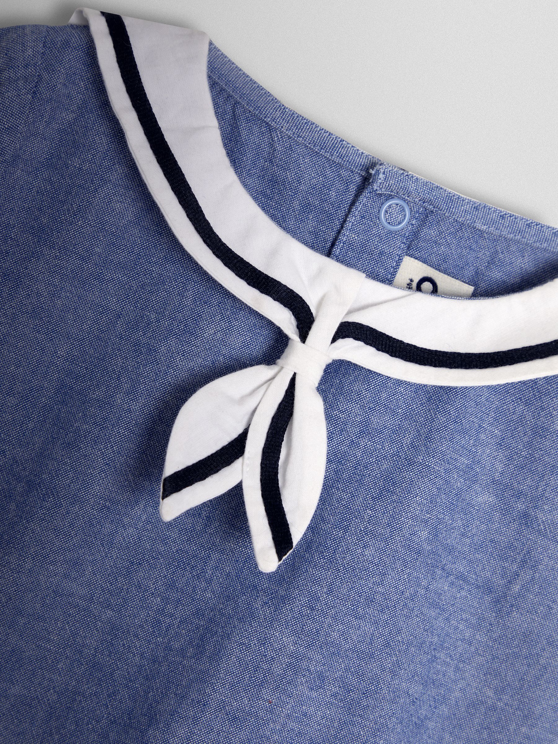 Blue 2-Piece Sailor Collar Body & Shorts Set - Image 7 of 7