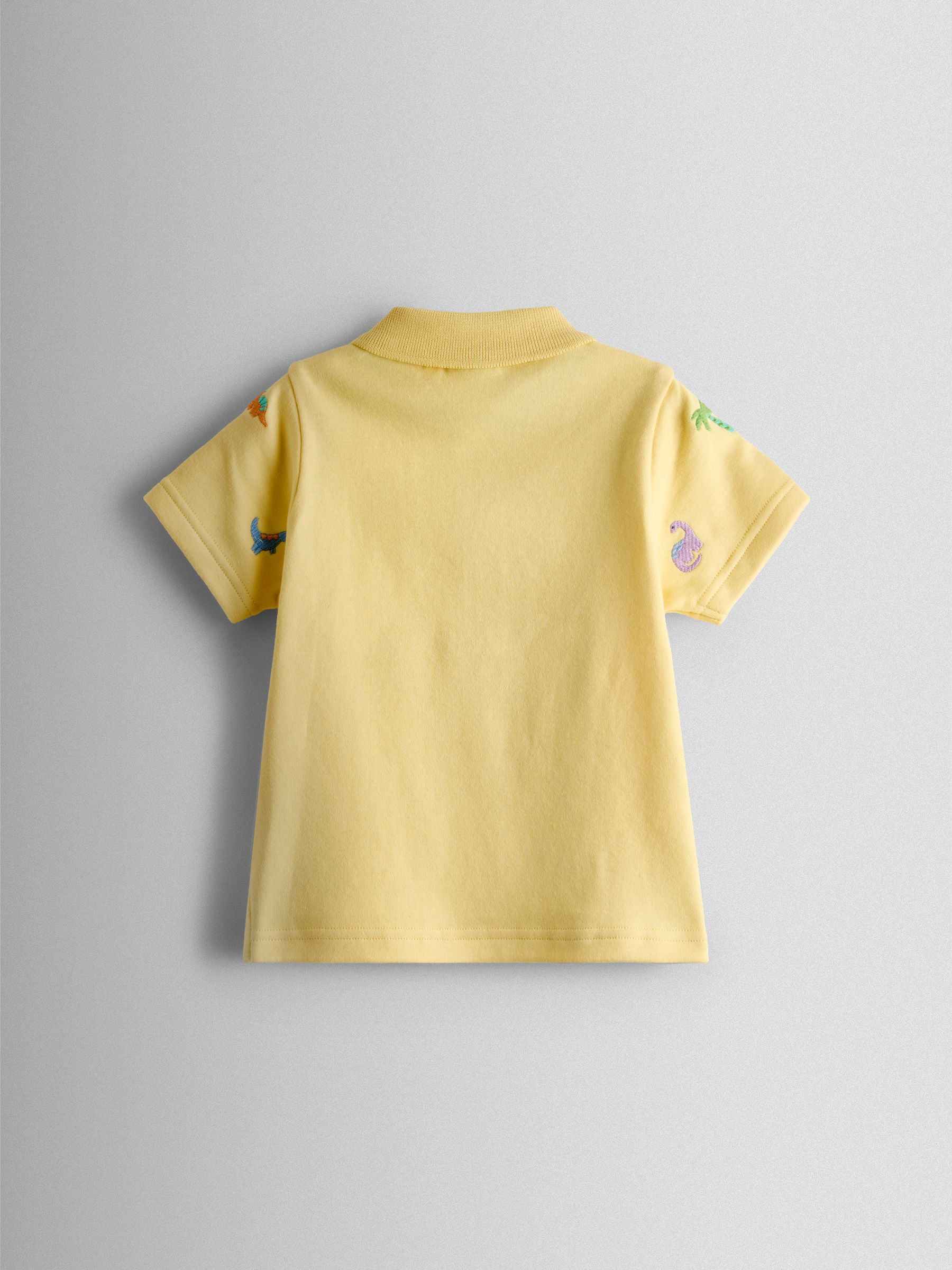 Yellow Embroidered Polo Shirt - Image 2 of 3