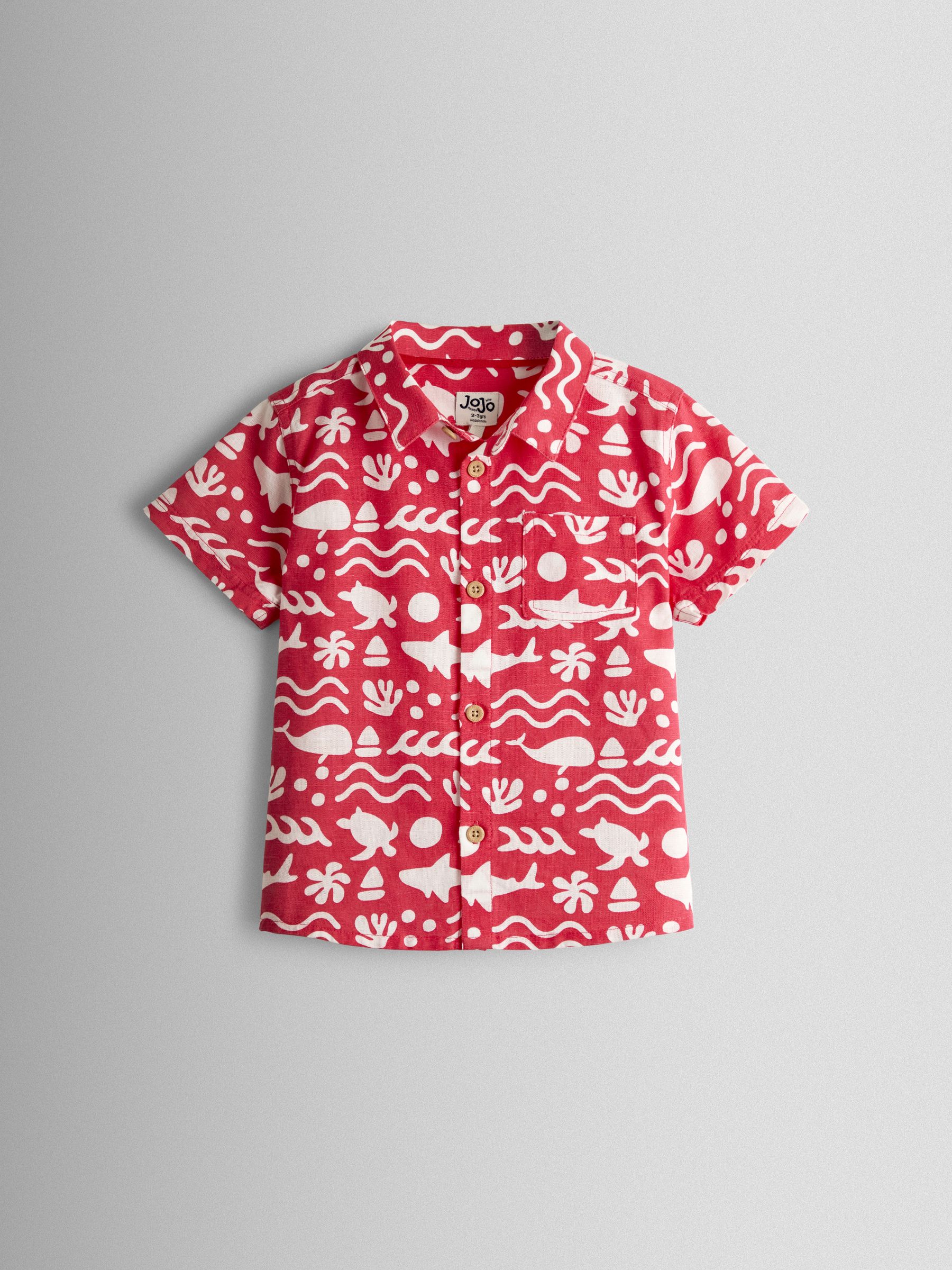 Red Top & Shorts Set - Image 2 of 6