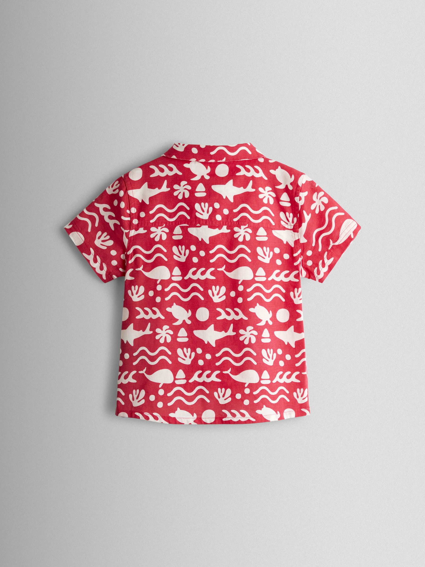 Red Top & Shorts Set - Image 3 of 6