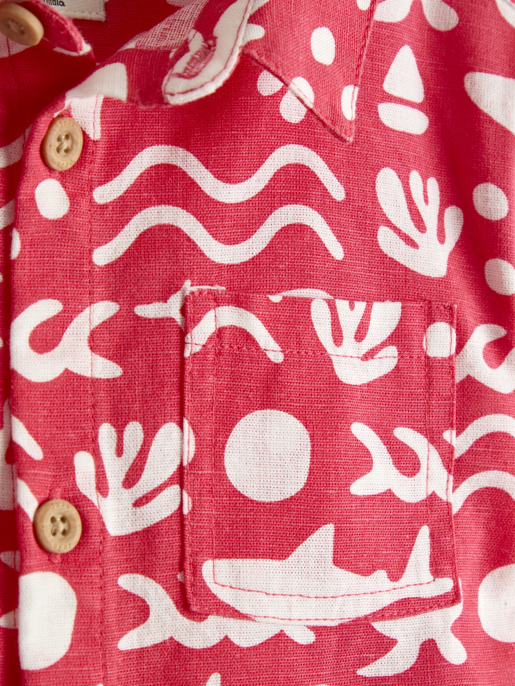 Red Top & Shorts Set - Image 6 of 6