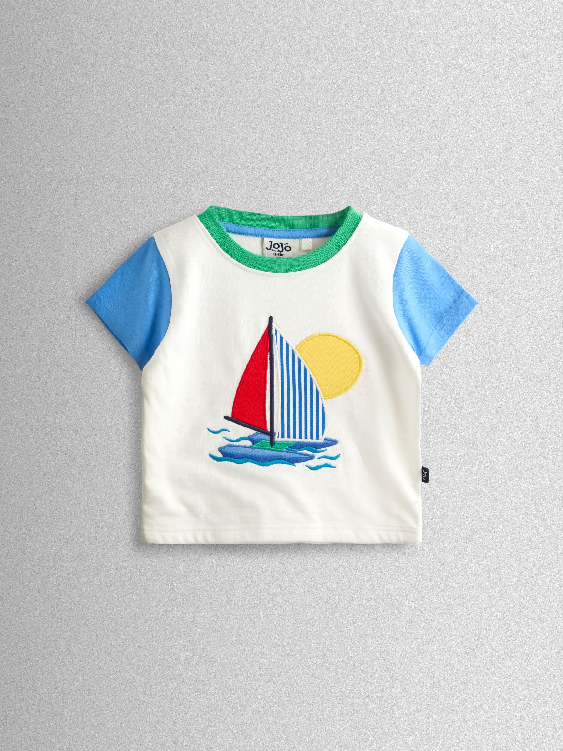 Natural Boat Stripe Appliqué T-Shirt - Image 2 of 4