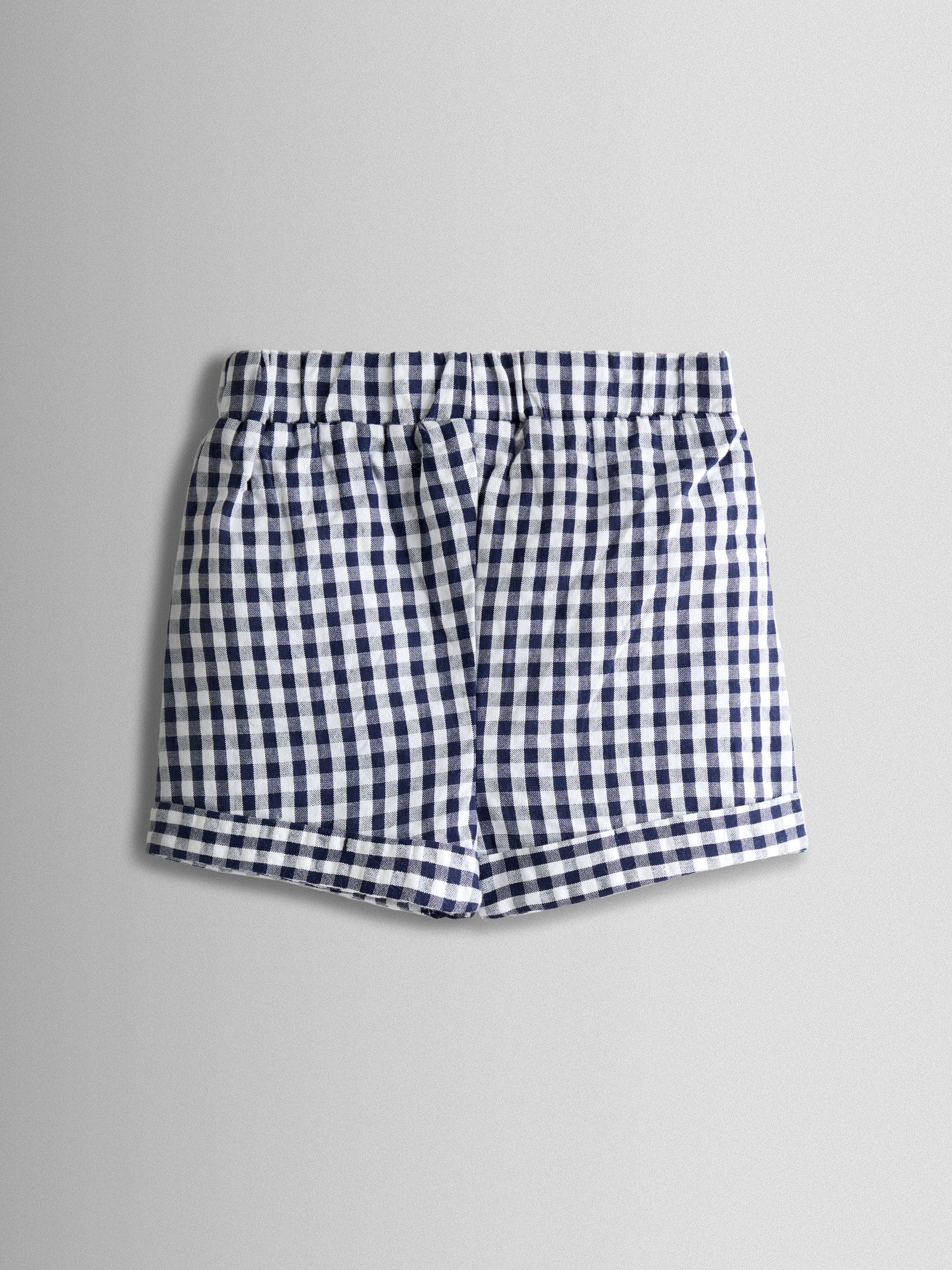 Navy Guard 2-Piece Smocked Embroidered Body & Shorts Set - Image 5 of 7