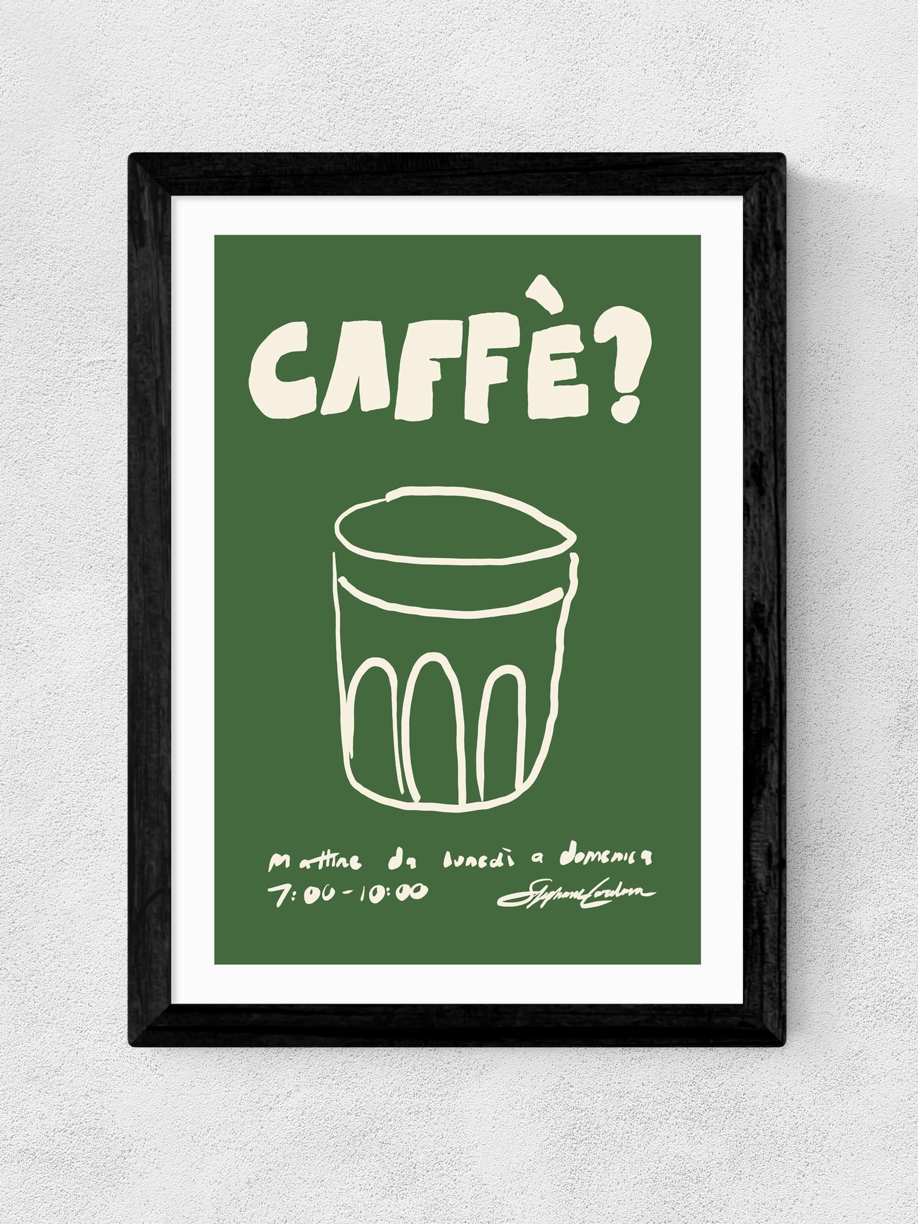 Black Caffe Wall Art Print by Stephie Cardona - Image 2 of 3 Black Caffe Wall Art Print by Stephie Cardona - Image 2 of 3