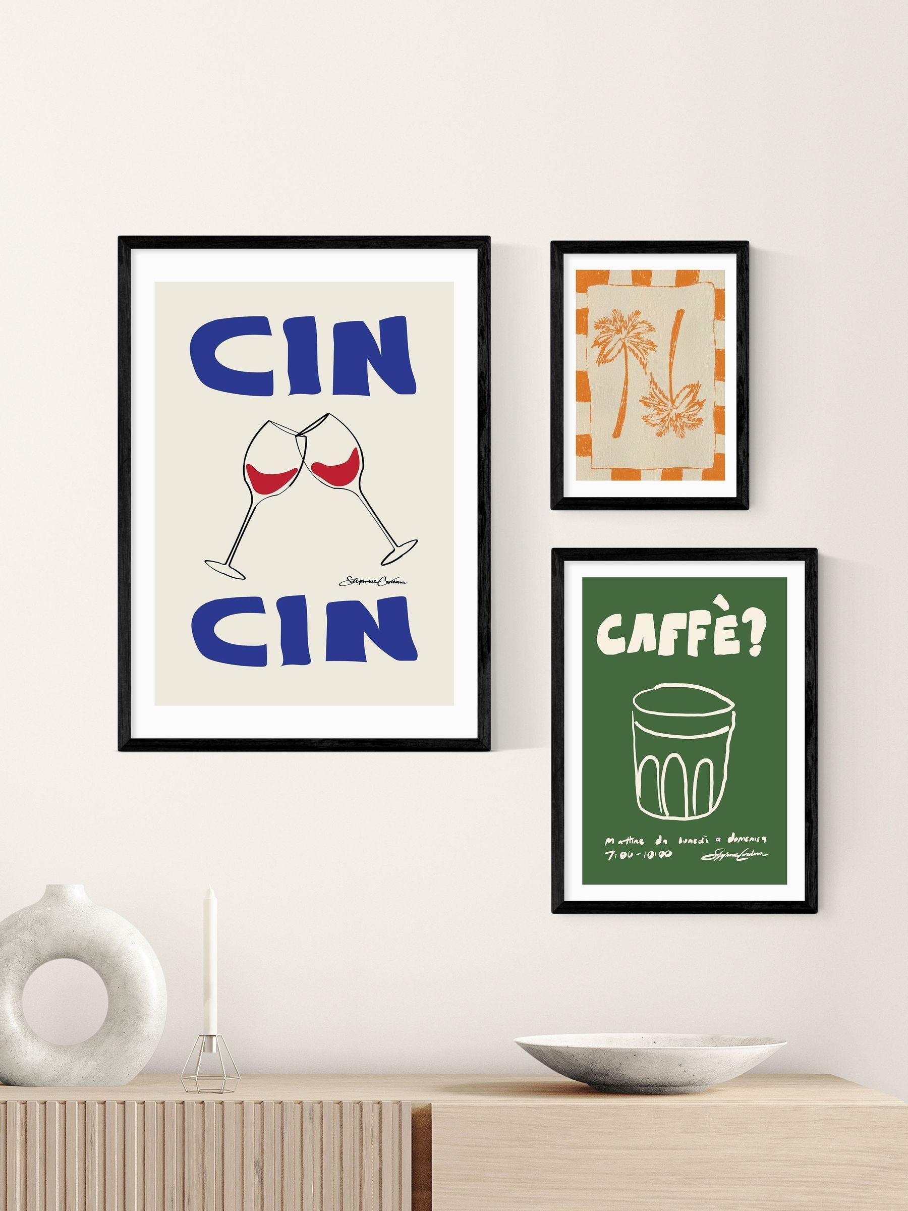 Black Caffe Wall Art Print by Stephie Cardona - Image 3 of 3