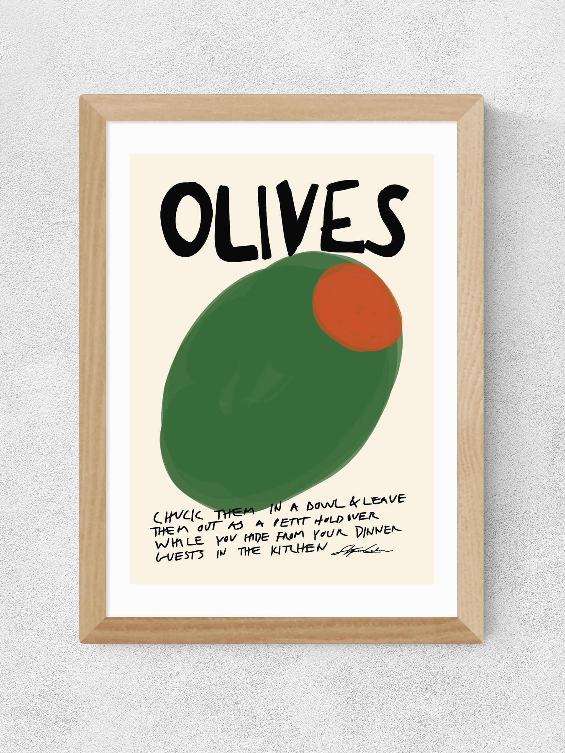Oak Olives Wall Art Print by Stephie Cardona - Image 2 of 3 Oak Olives Wall Art Print by Stephie Cardona - Image 2 of 3