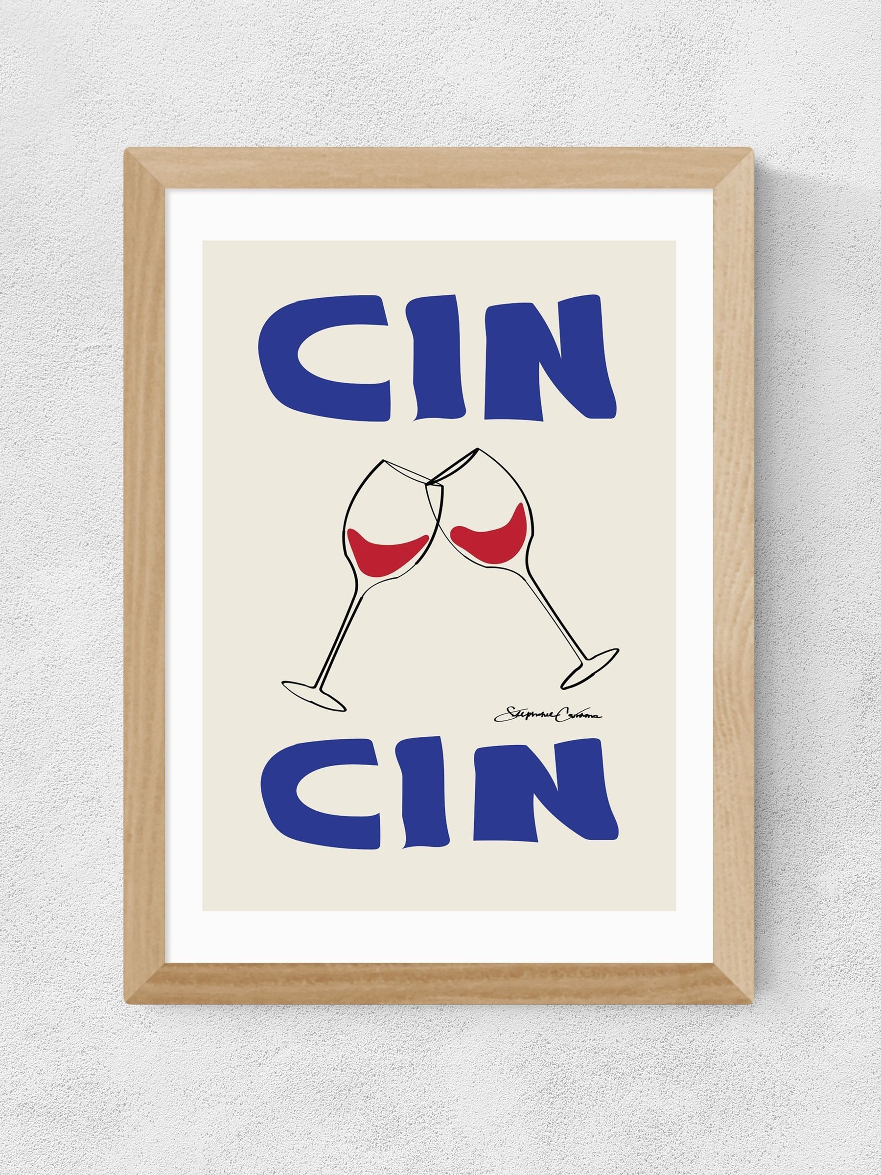 Oak Cin Cin Wall Art Print by Stephie Cardona - Image 2 of 3 Oak Cin Cin Wall Art Print by Stephie Cardona - Image 2 of 3