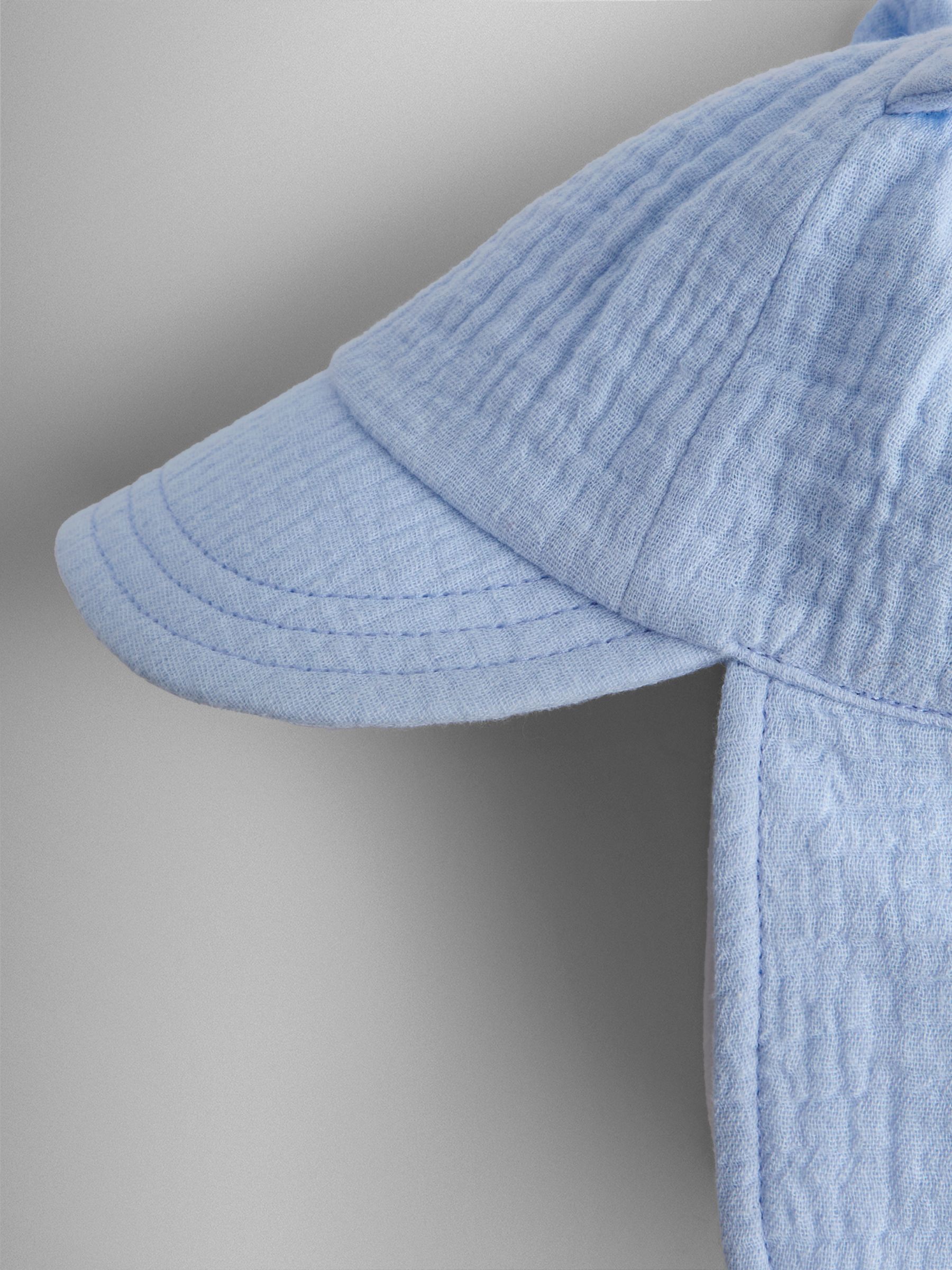 Blue Cheesecloth Legionnaire Cap - Image 3 of 4