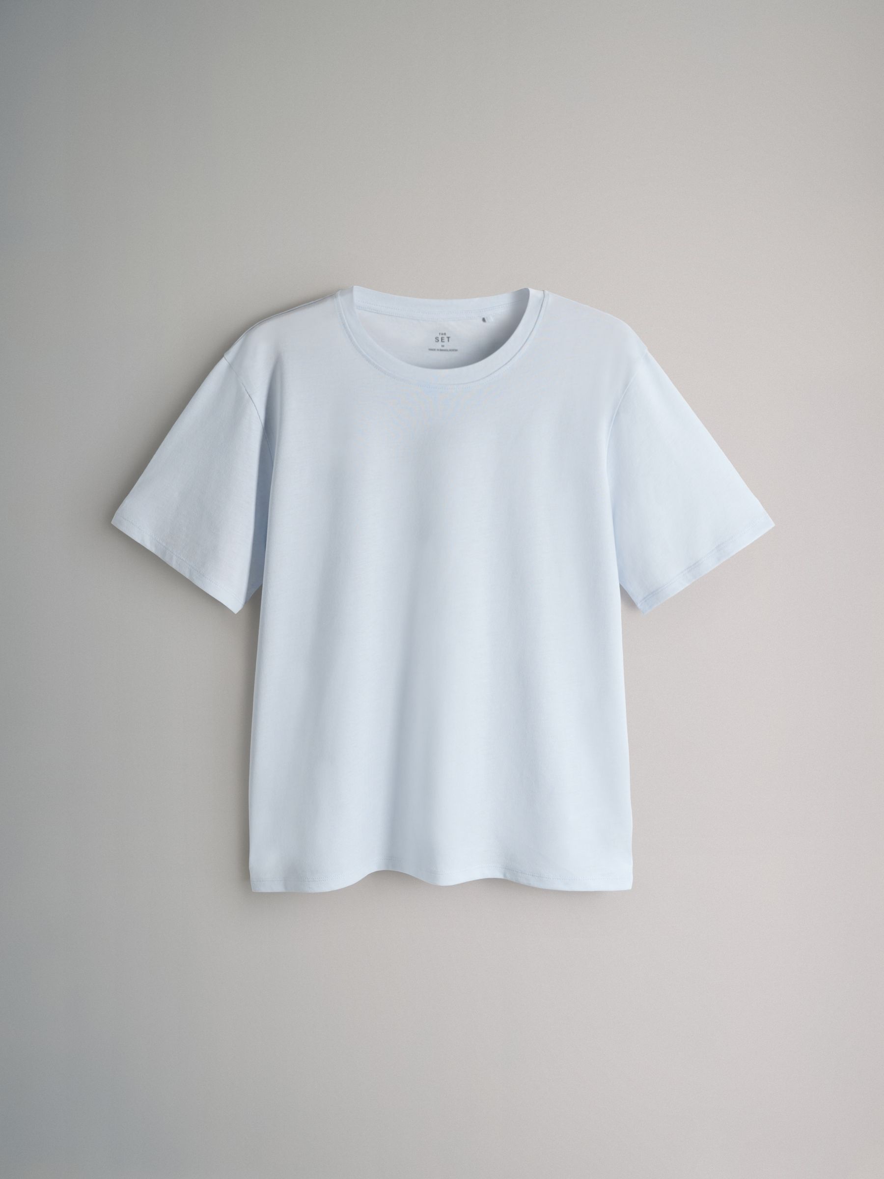 7 Pack Essential Lightweight T-Shirts Navy/Blue/Pink/Stone Brown/Light Green/White - Image 2 of 6