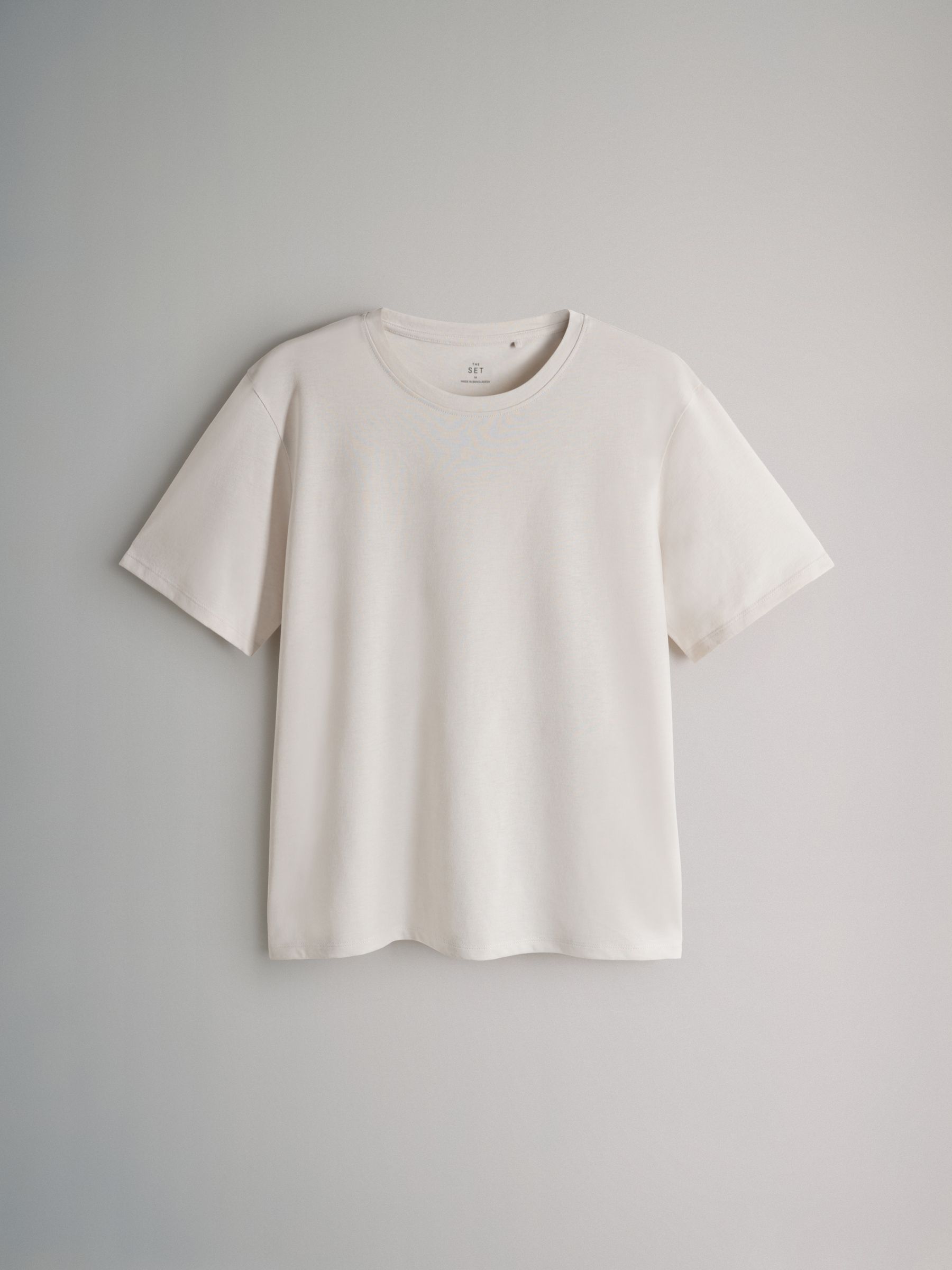 7 Pack Essential Lightweight T-Shirts Navy/Blue/Pink/Stone Brown/Light Green/White - Image 3 of 6