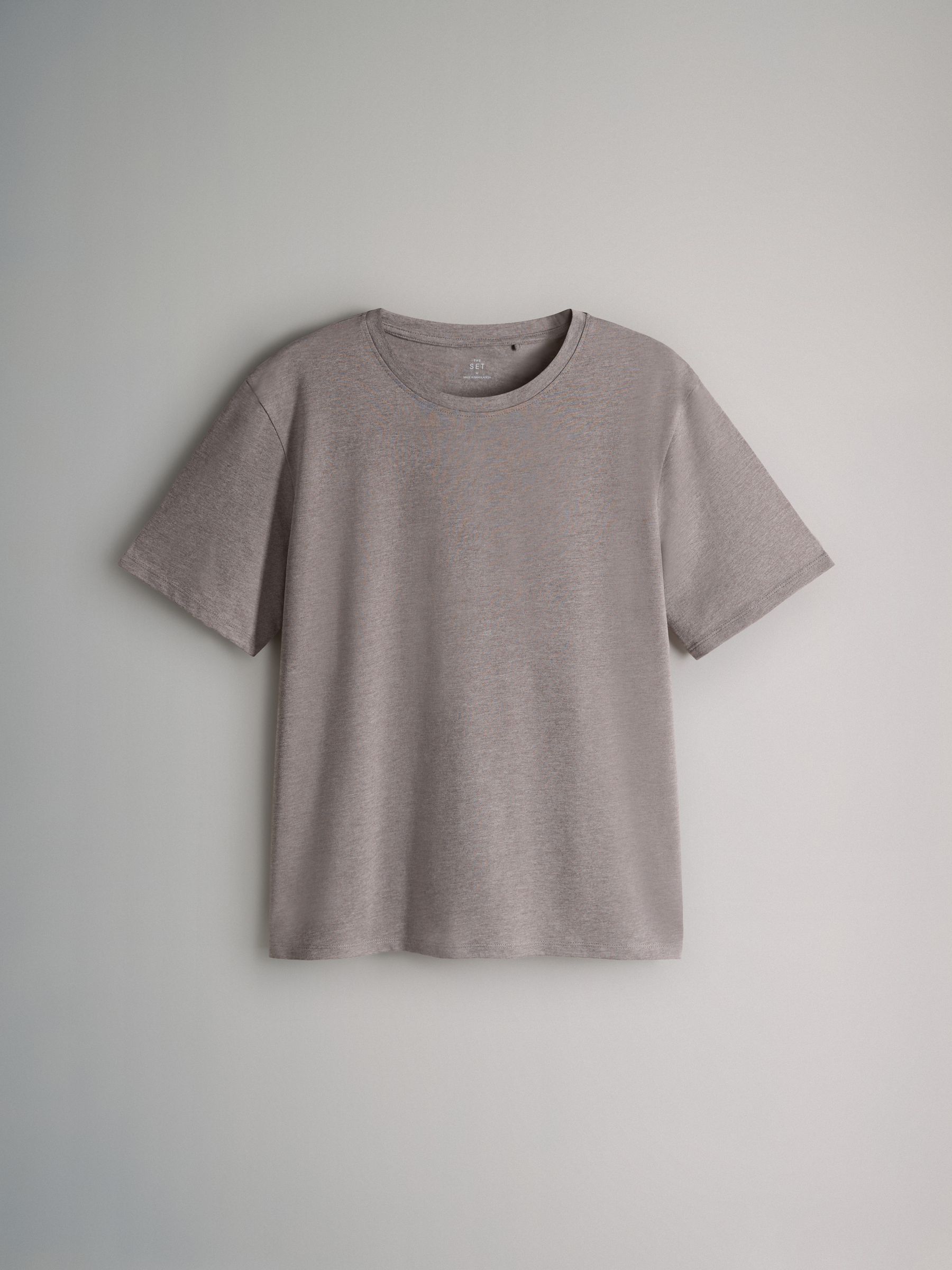 7 Pack Essential Lightweight T-Shirts Navy/Blue/Pink/Stone Brown/Light Green/White - Image 4 of 6