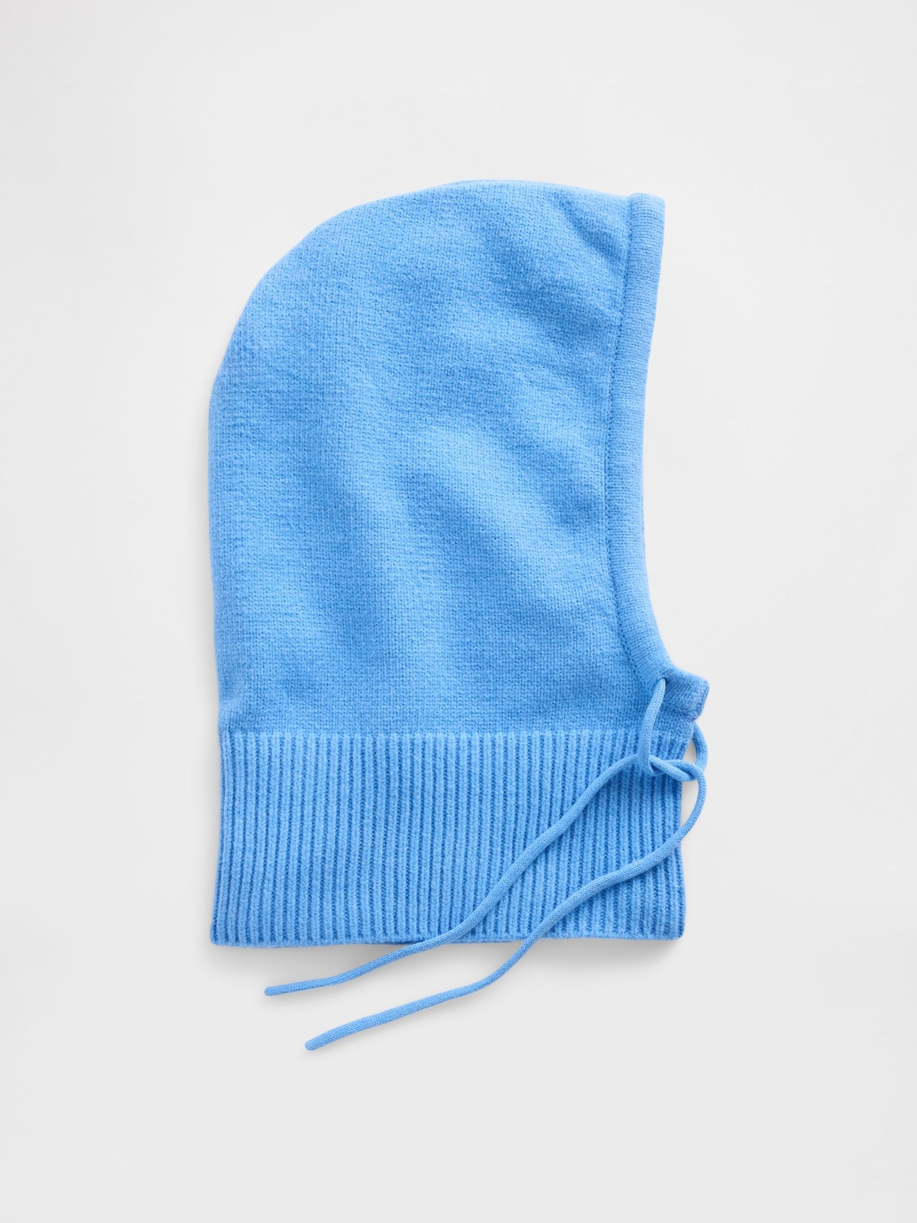 Blue CashSoft Drawcord Hood Hat - Image 1 of 1 Blue CashSoft Drawcord Hood Hat - Image 1 of 1
