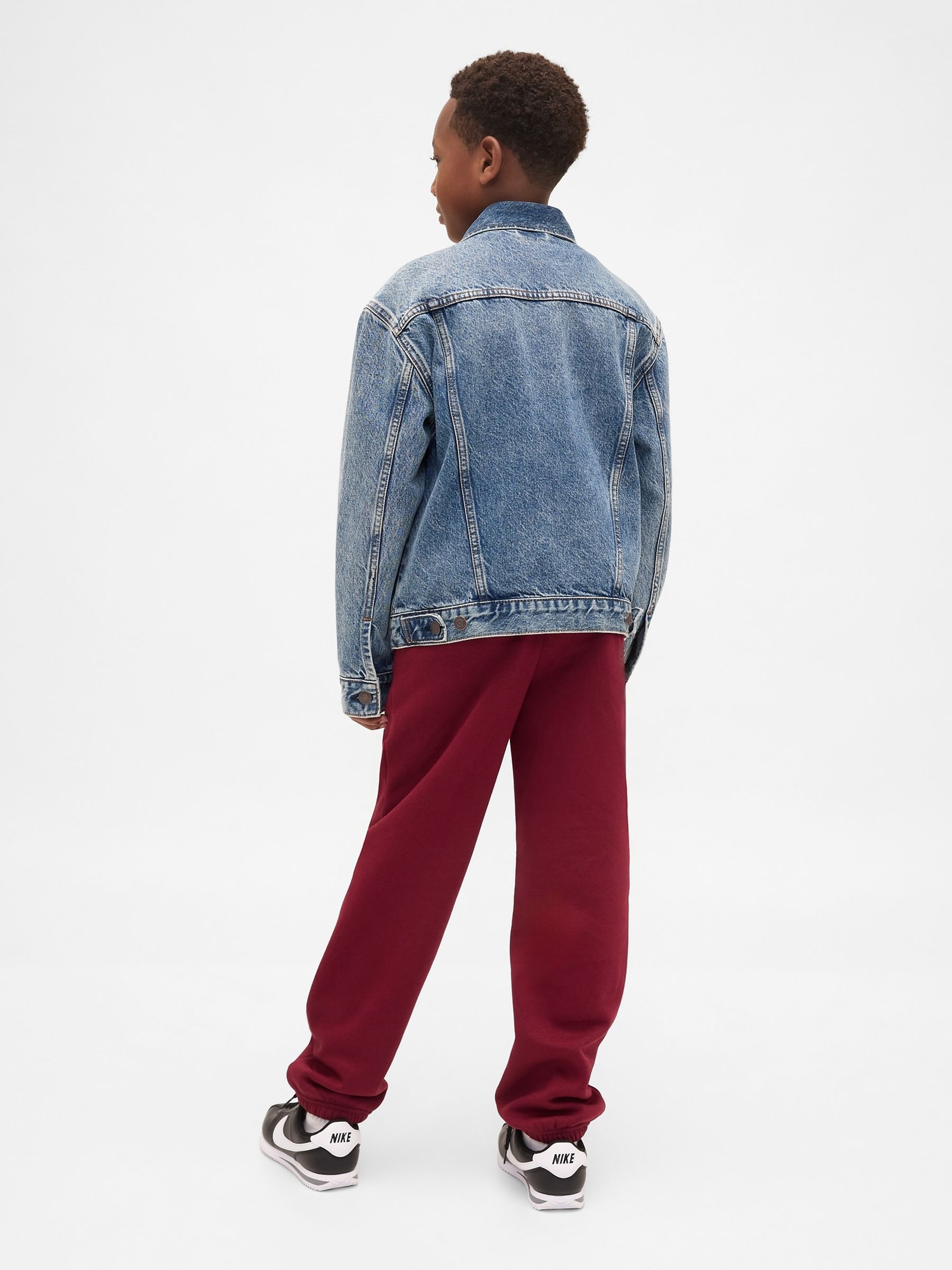Red Relaxed Logo Joggers (4-13yrs) - Image 3 of 5