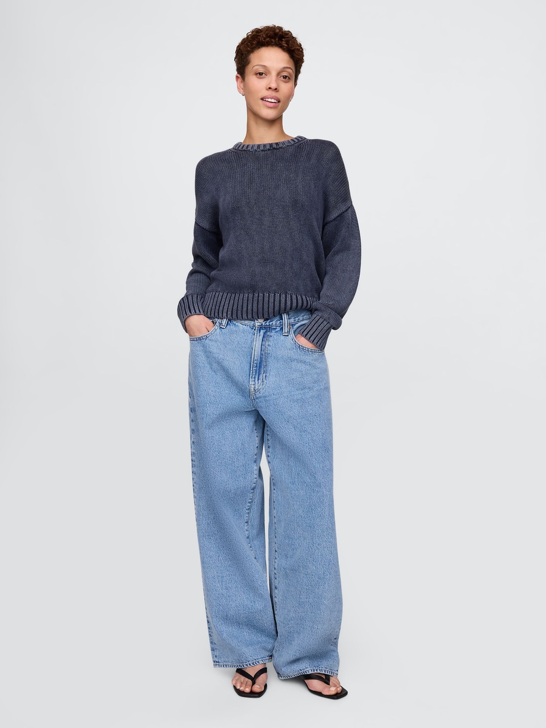 Blue Extra Baggy Jeans - Image 3 of 6
