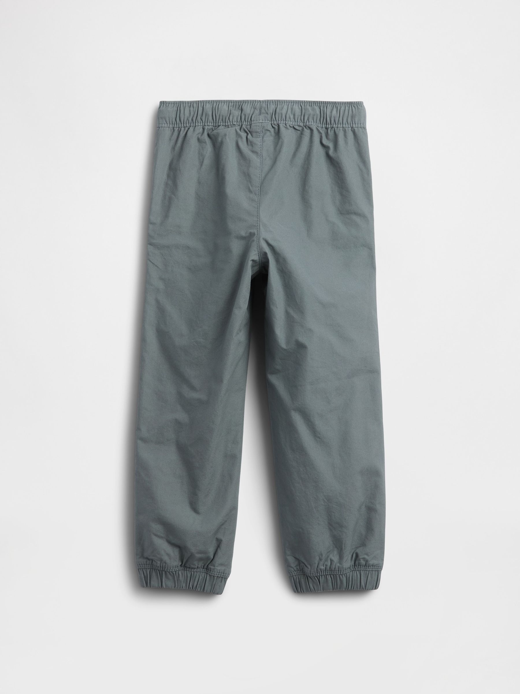 Grey Pull On Relaxed Poplin Joggers - Image 2 of 3