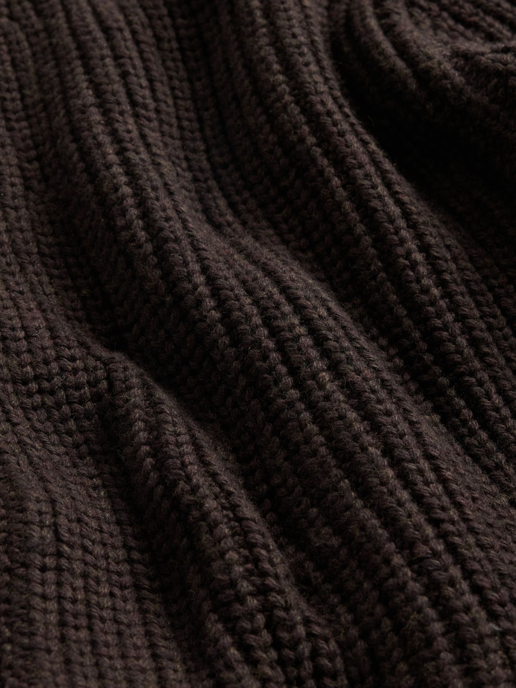 Brown Oversized Wrap Cardigan - Image 4 of 4 Brown Oversized Wrap Cardigan - Image 4 of 4