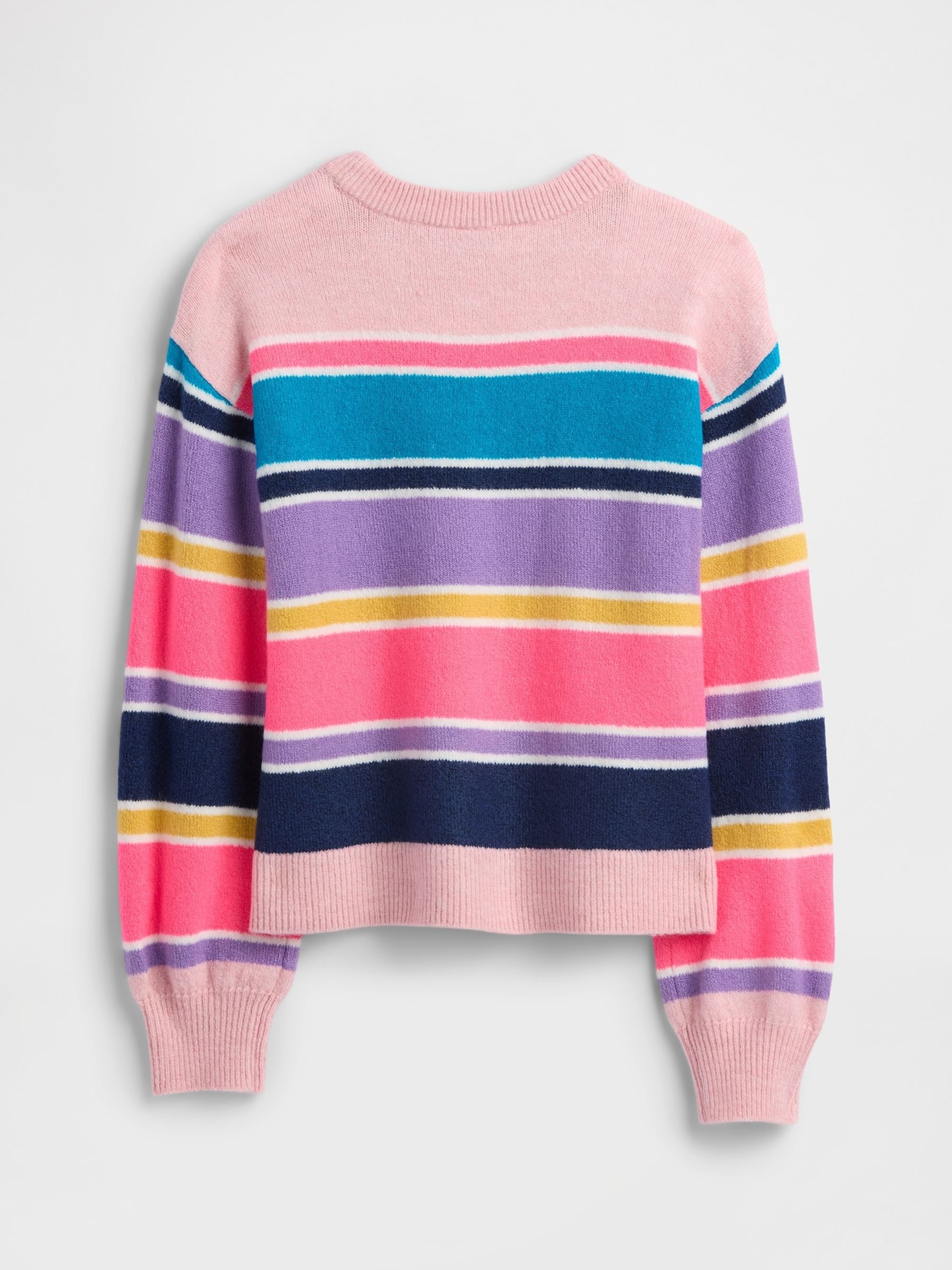 Pink Relaxed Intarsia Jumper - Image 3 of 4