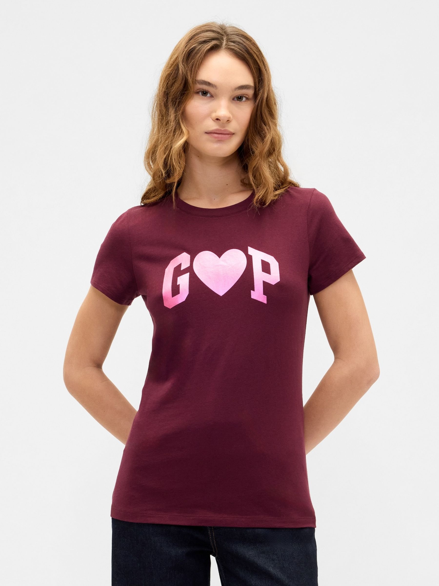 Burgundy Red Heart CashSoft Polo Jumper (6mths-5yrs) - Image 1 of 4