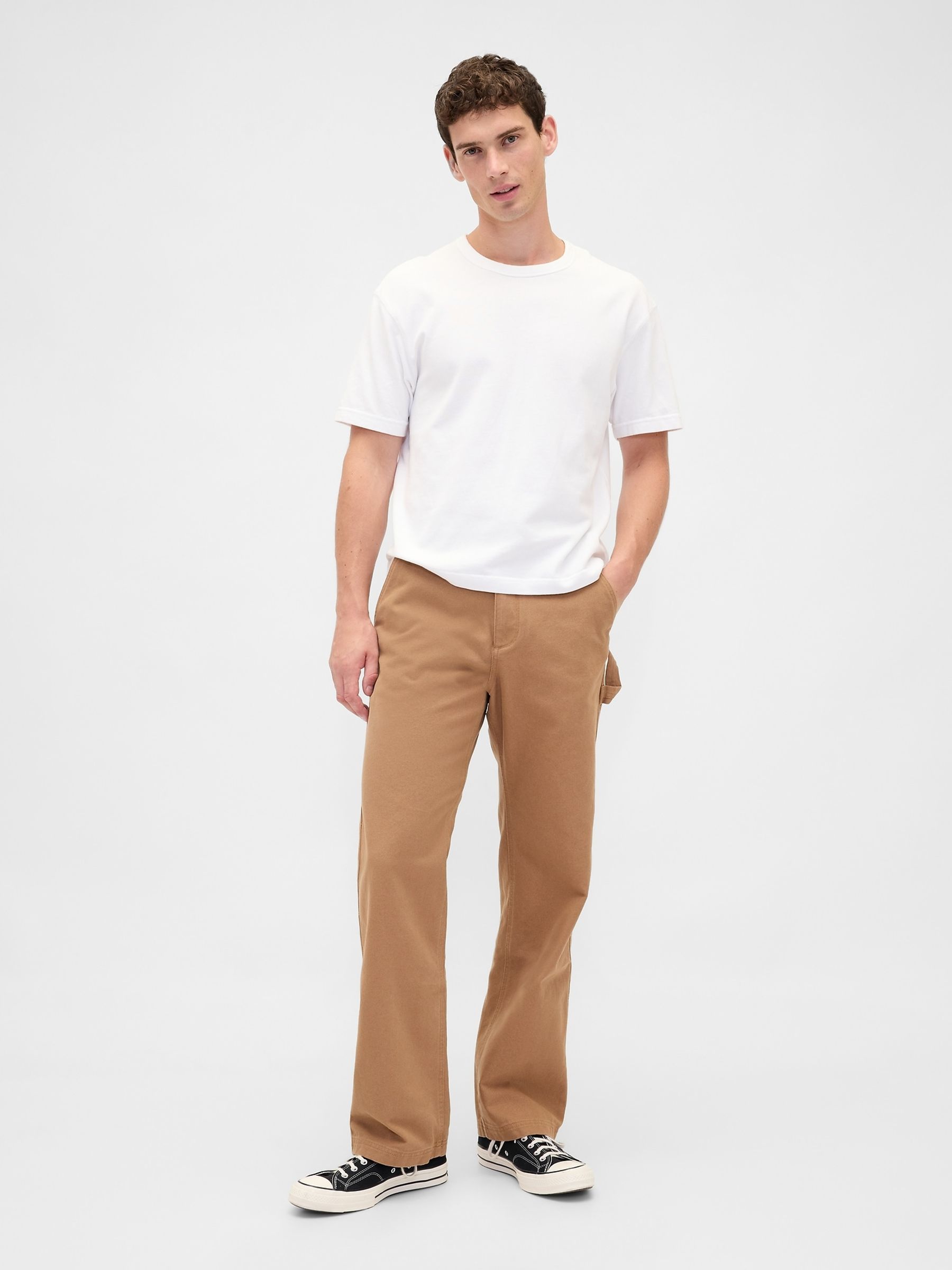 Blue Canvas '90s Loose Carpenter Trousers - Image 1 of 5