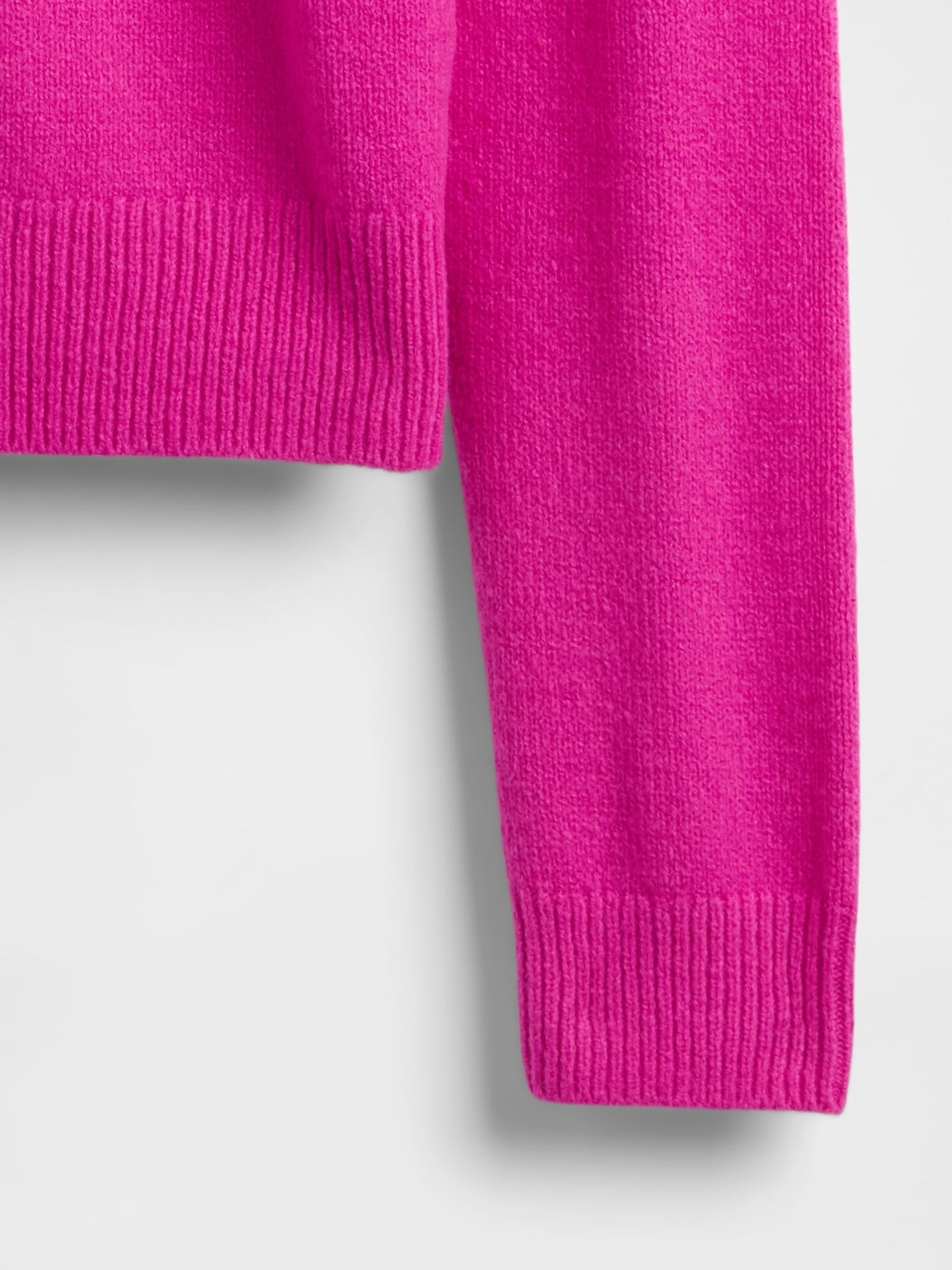 Bright Pink CashSoft Crew Neck Jumper - Image 5 of 5 Bright Pink CashSoft Crew Neck Jumper - Image 5 of 5