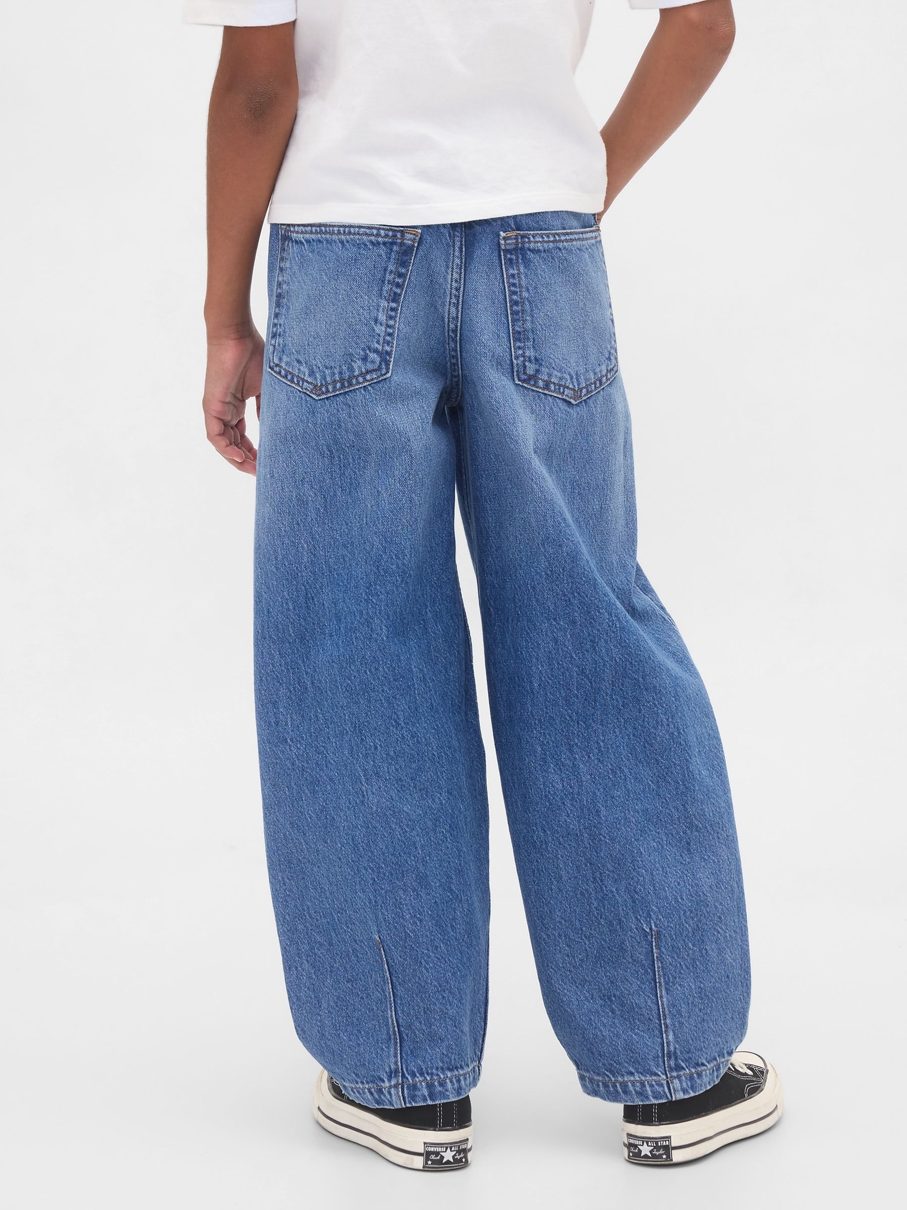 Blue Easy Baggy Barrel Jeans (4-13yrs) - Image 2 of 5 Blue Easy Baggy Barrel Jeans (4-13yrs) - Image 2 of 5