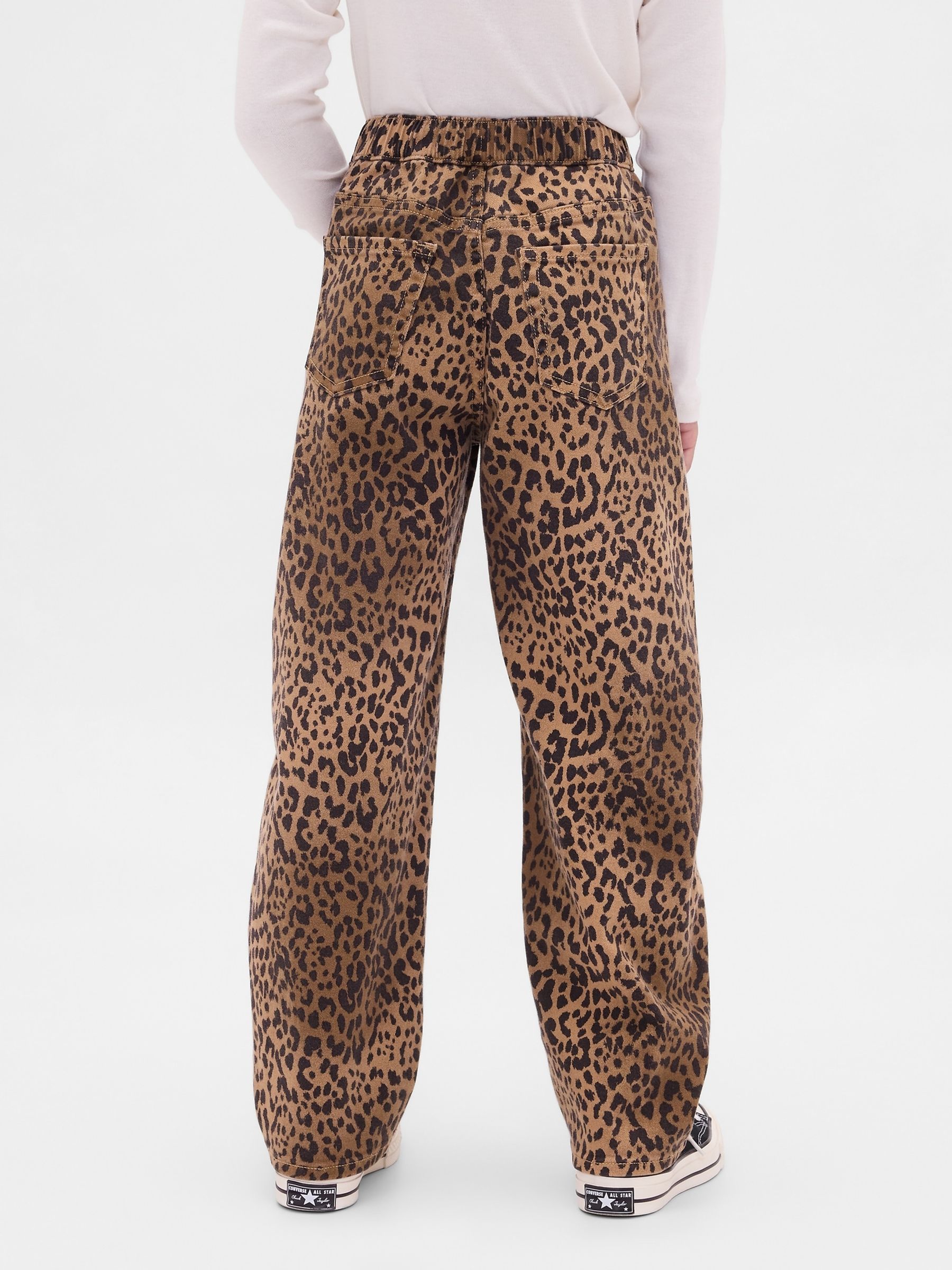 Animal High Waisted Easy Barrel Jeans (4-13yrs) - Image 2 of 6