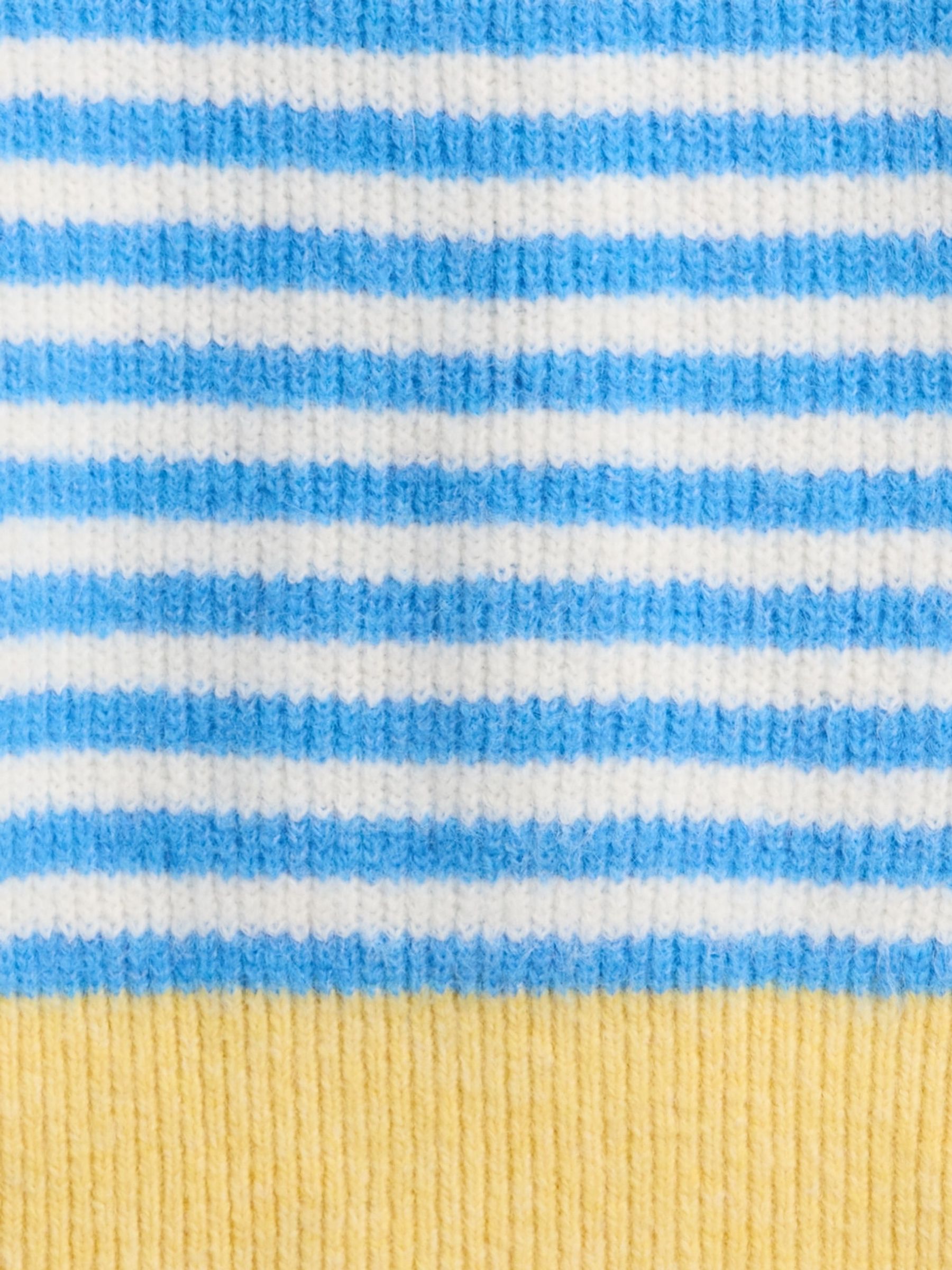 Blue Stripe CashSoft Crew Neck Jumper - Image 4 of 4 Blue Stripe CashSoft Crew Neck Jumper - Image 4 of 4