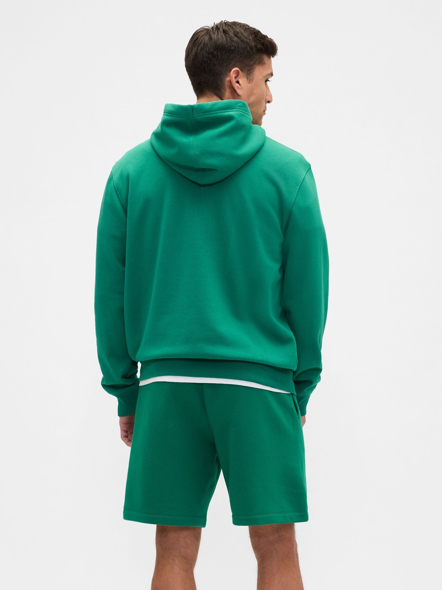 Green Relaxed Logo Zip Hoodie - Image 2 of 4 Green Relaxed Logo Zip Hoodie - Image 2 of 4