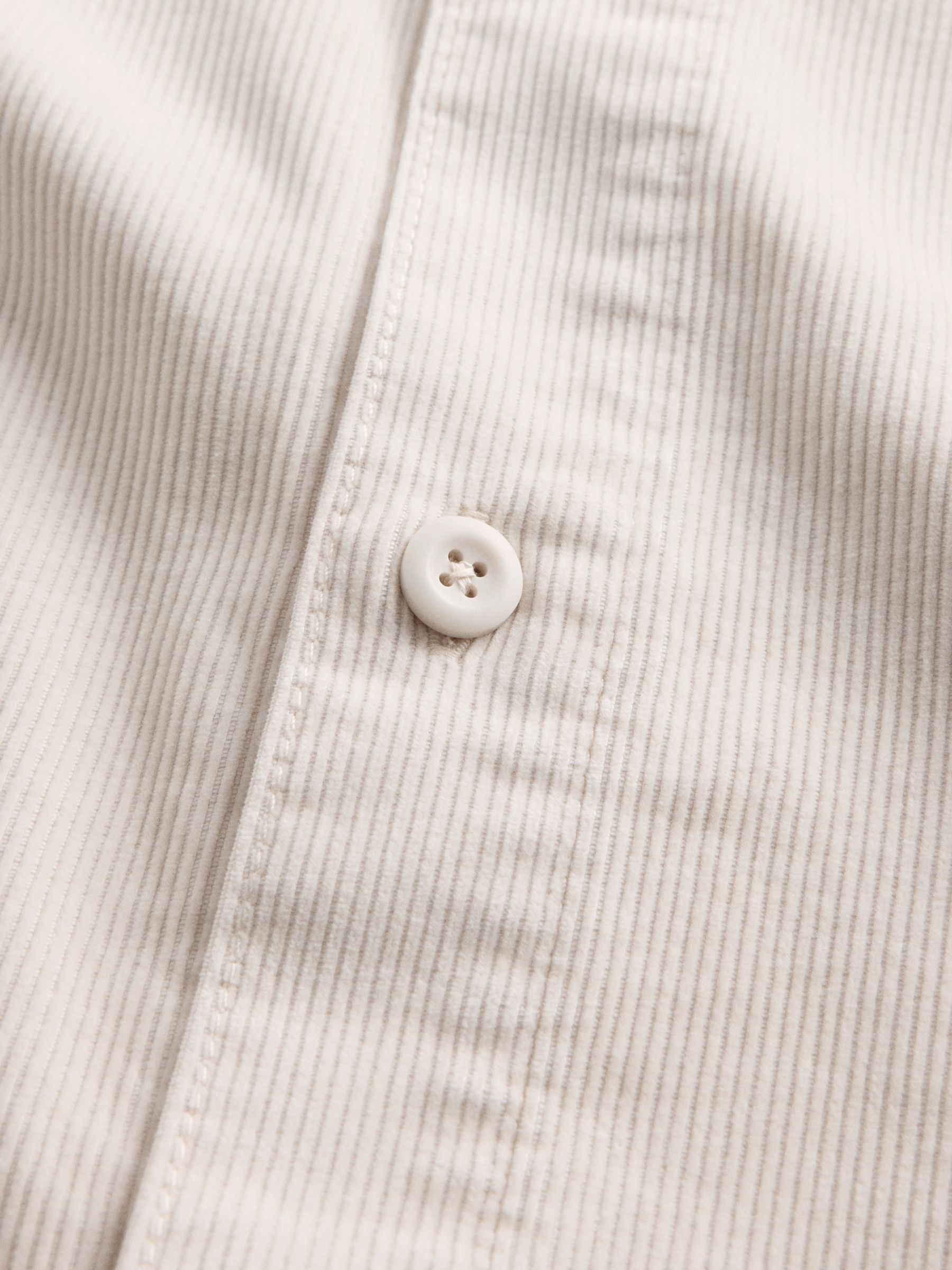 Grey Corduroy Shirt Jacket - Image 4 of 4 Grey Corduroy Shirt Jacket - Image 4 of 4