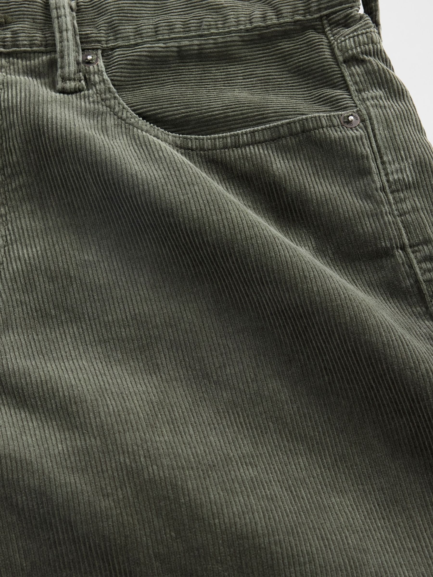 Green Corduroy Relaxed Straight Trousers - Image 5 of 5 Green Corduroy Relaxed Straight Trousers - Image 5 of 5