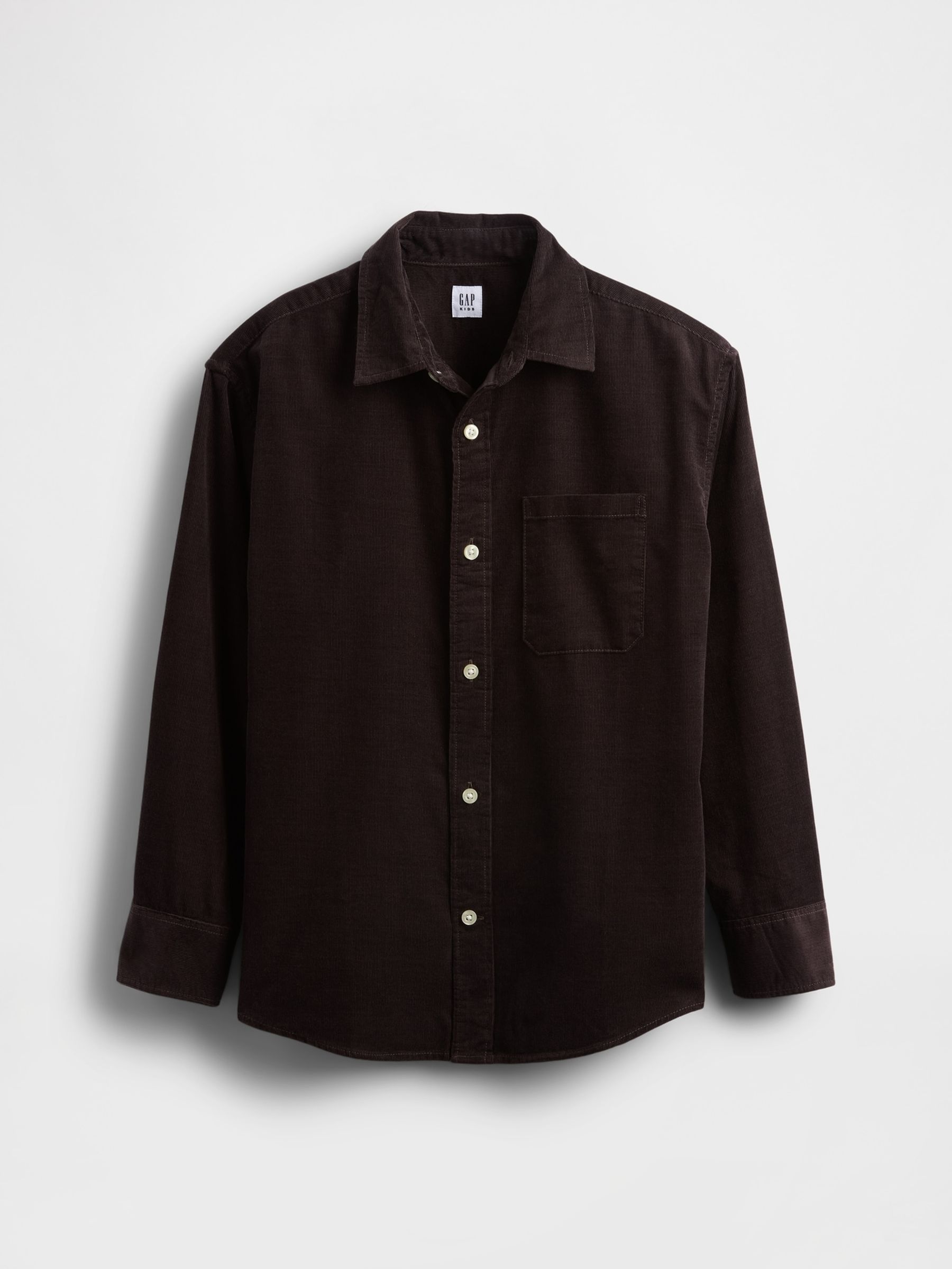 Brown Relaxed Corduroy Shirt - Image 4 of 5