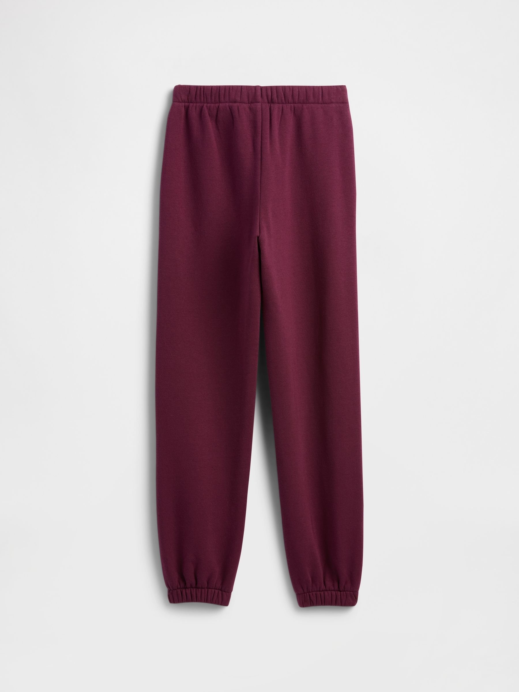 Burgundy Red Relaxed Logo Joggers - Image 2 of 3