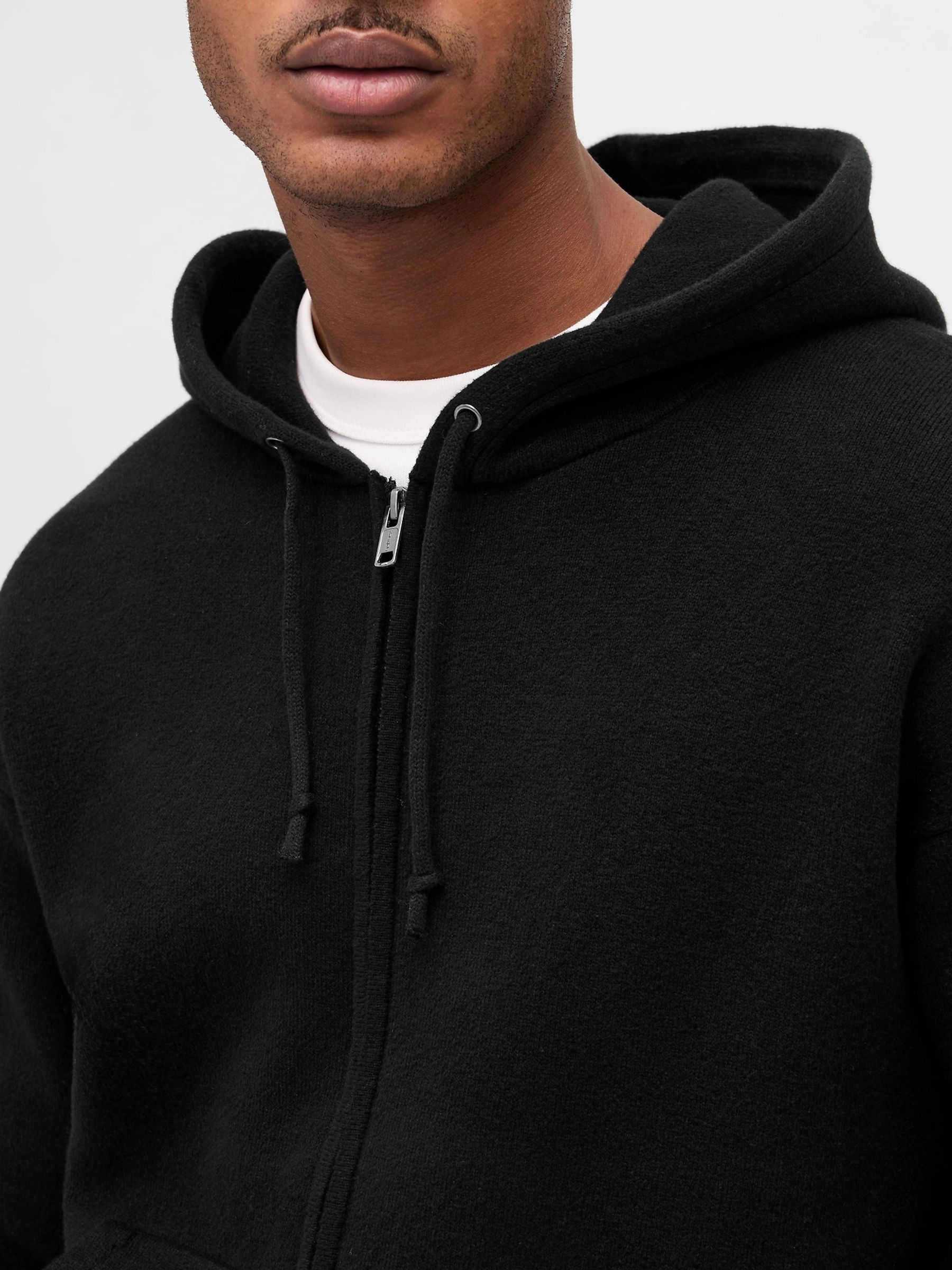Black Heavyweight CashSoft Zip Hoodie - Image 5 of 5