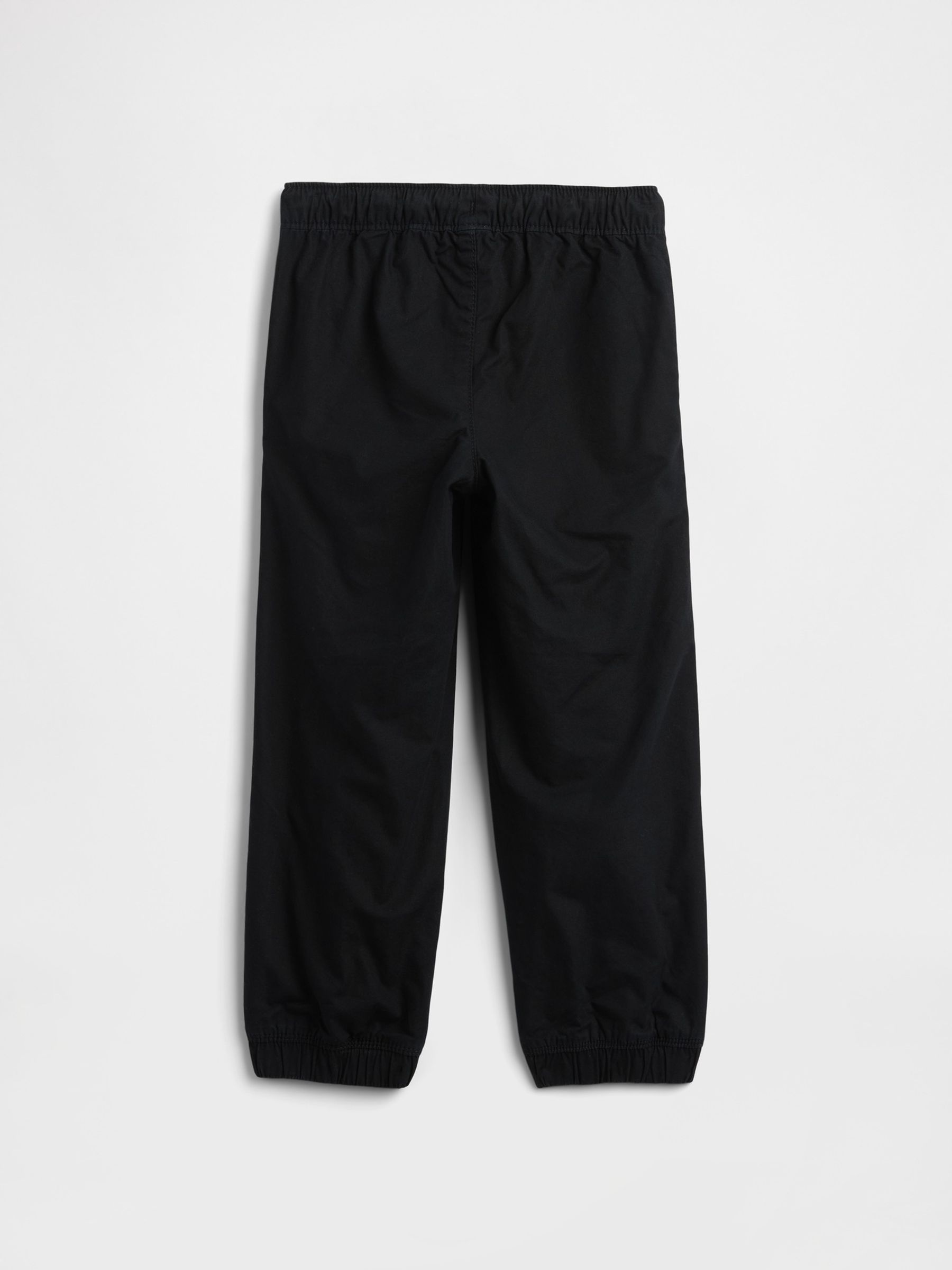 Black Pull On Relaxed Poplin Joggers - Image 2 of 3