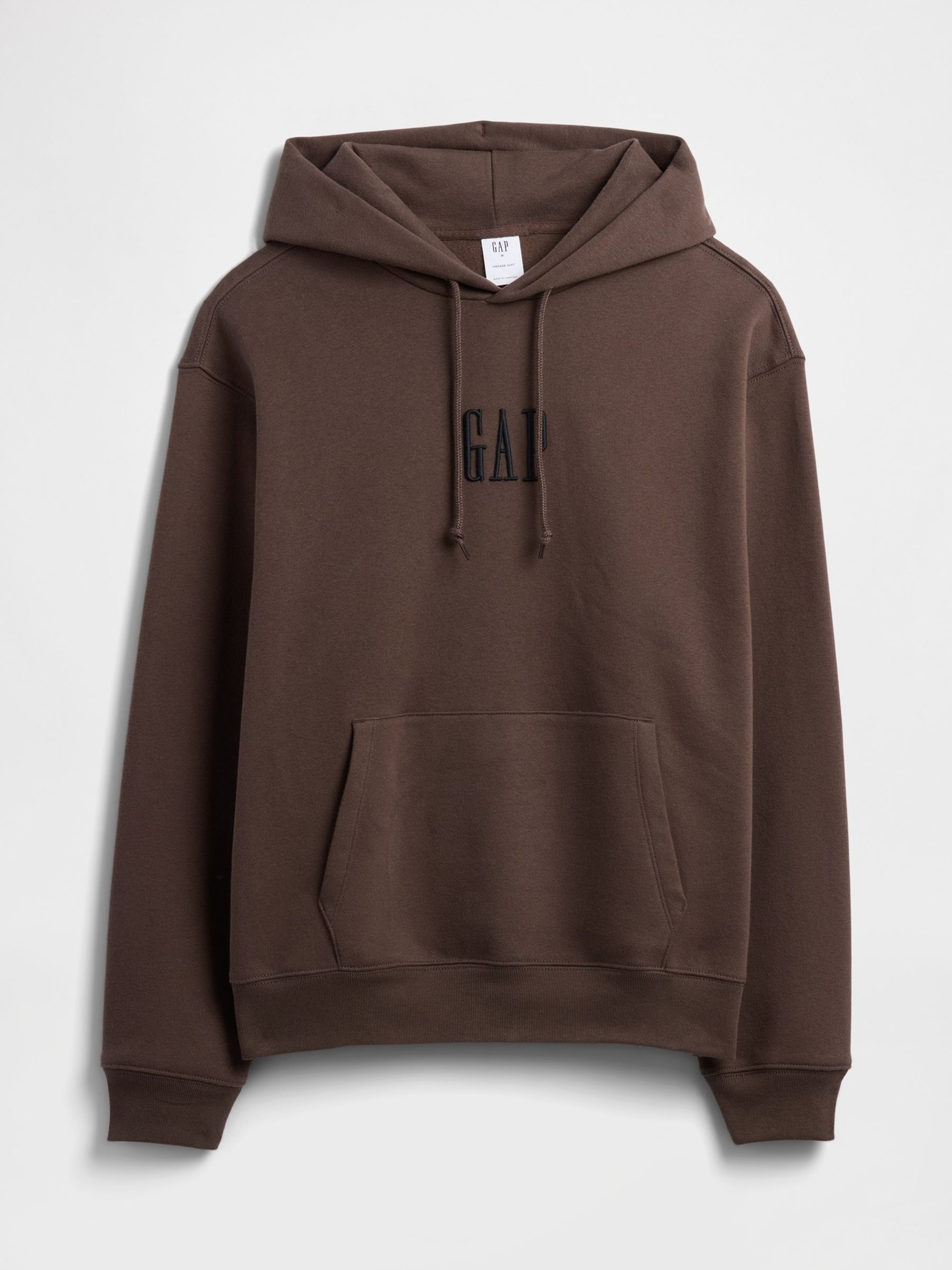 Brown VintageSoft Oversized Mini-Logo Hoodie - Image 3 of 3