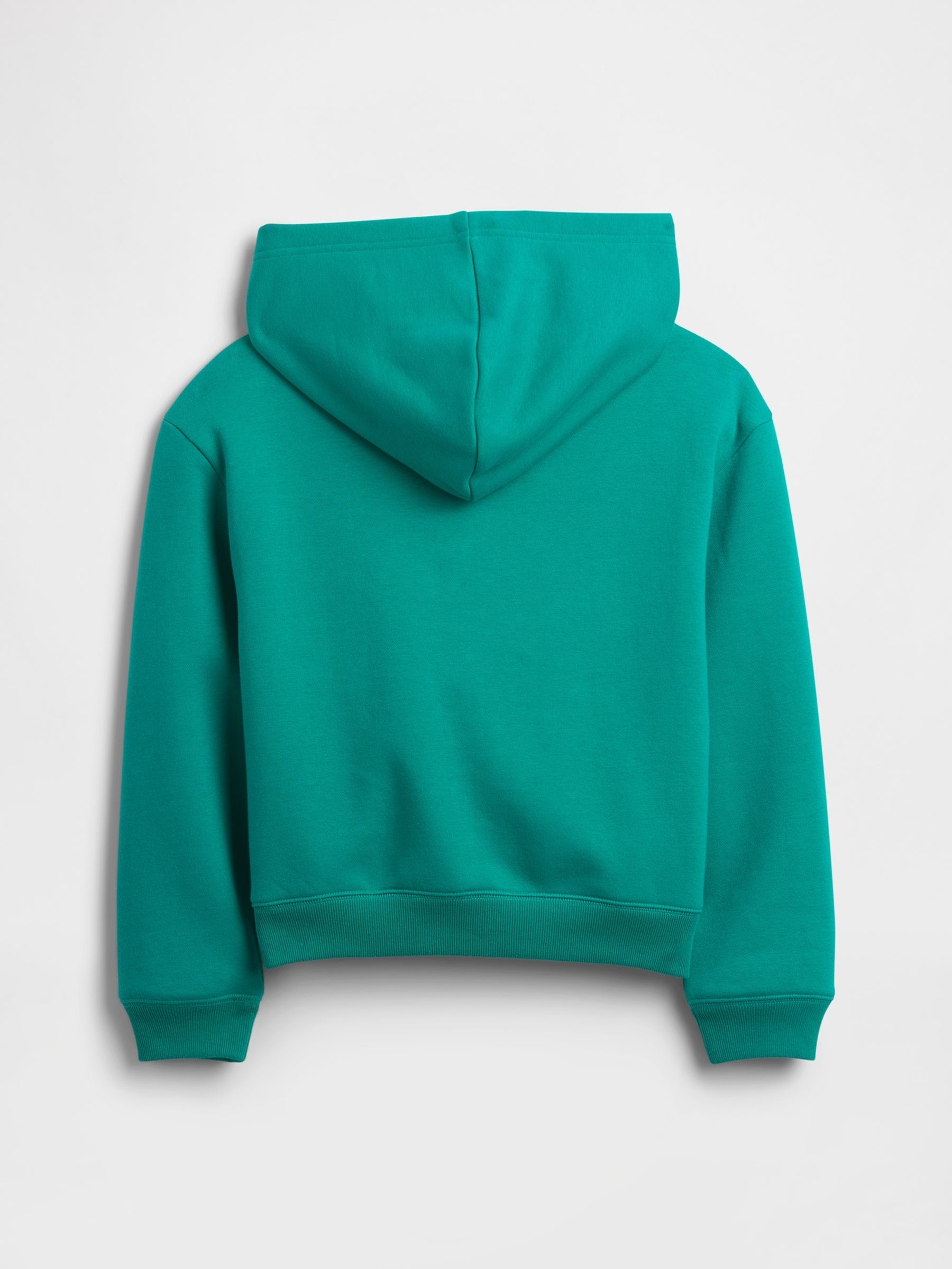 Green Relaxed Logo Zip Hoodie (4-13yrs) - Image 2 of 3