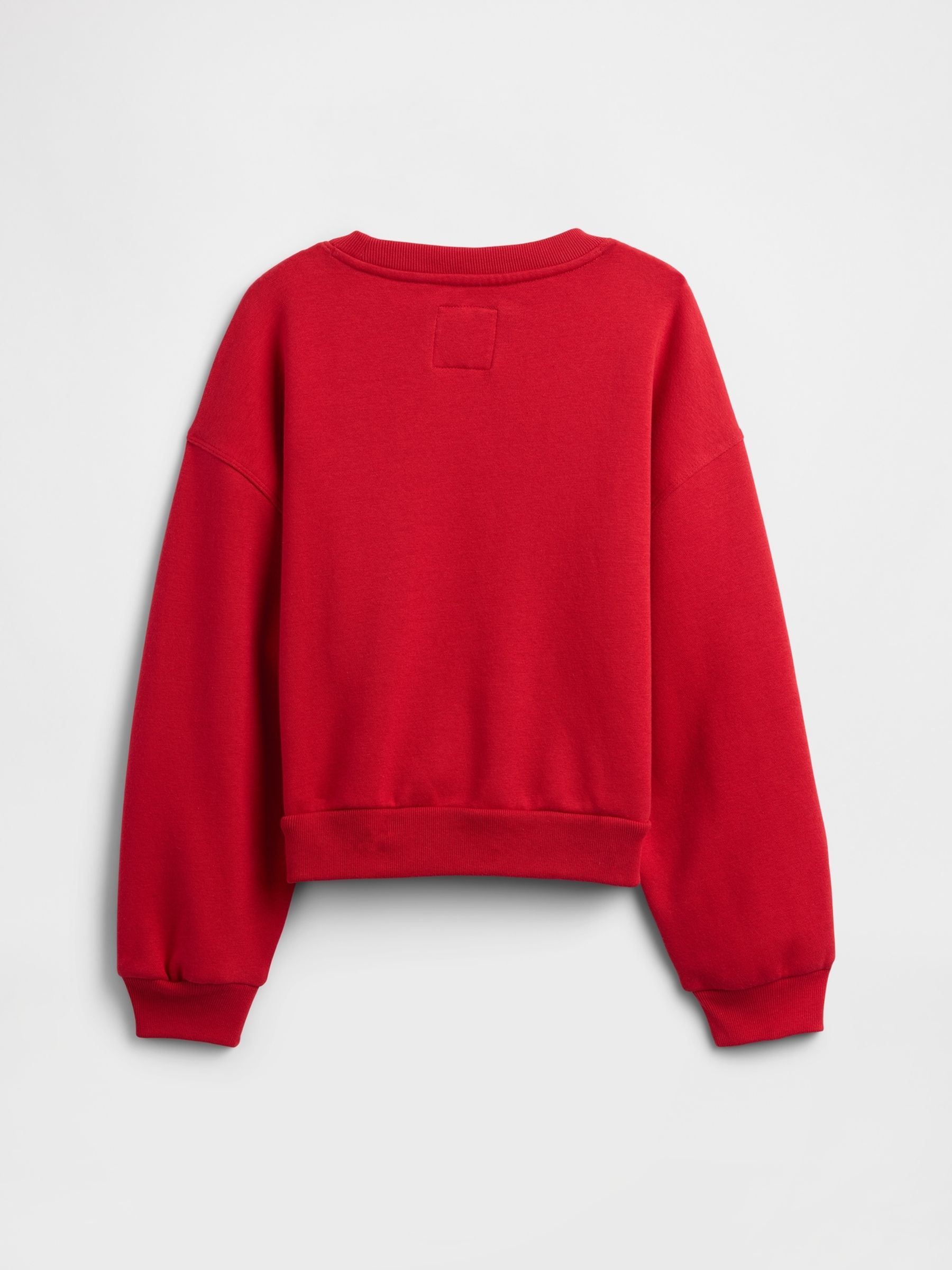 Red Disney Minnie Mouse Oversized Logo Sweatshirt - Image 2 of 3